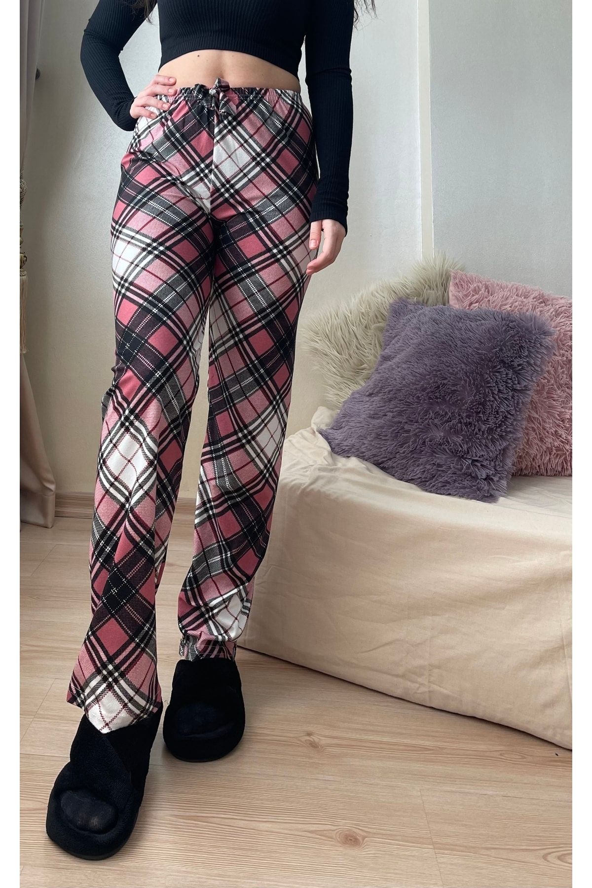 Checkered best sale tracksuit bottoms