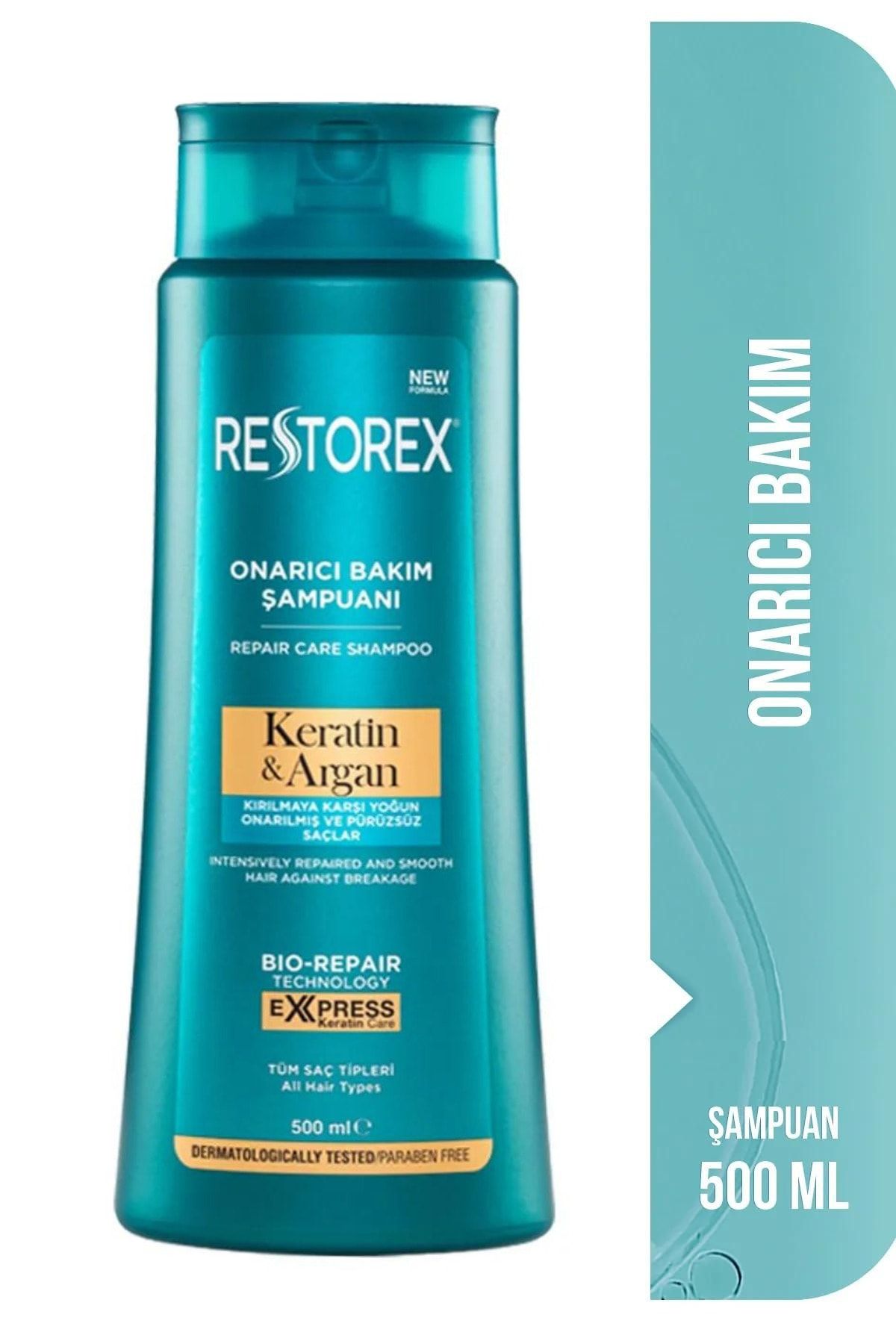 Restorex-Keratin and Argan 500 ml Shampoo + Plumping Collagen and Biotin Shampoo 500 ml 5