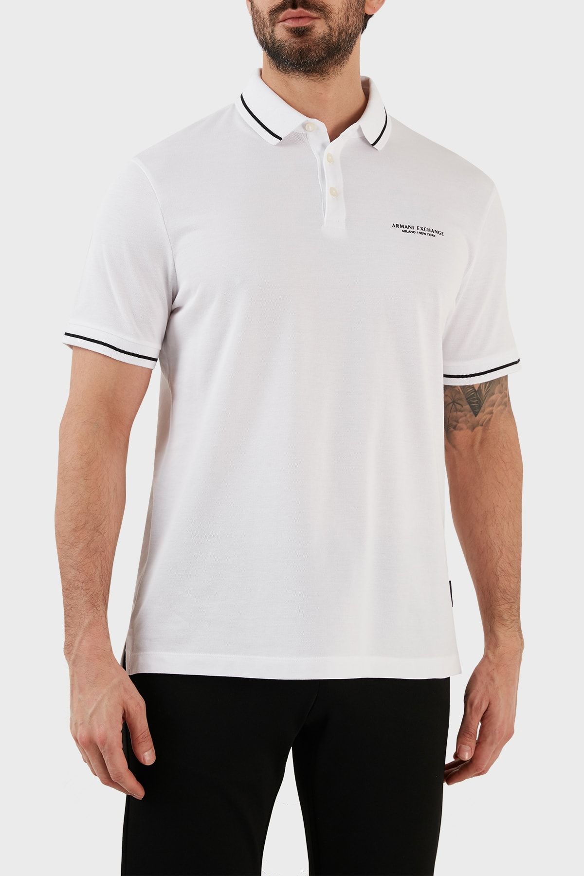 Armani slim fit polo shirt hot sale