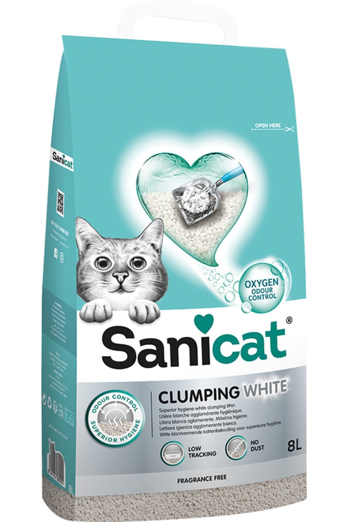 Sanicat Clumpıng Whıte 8l