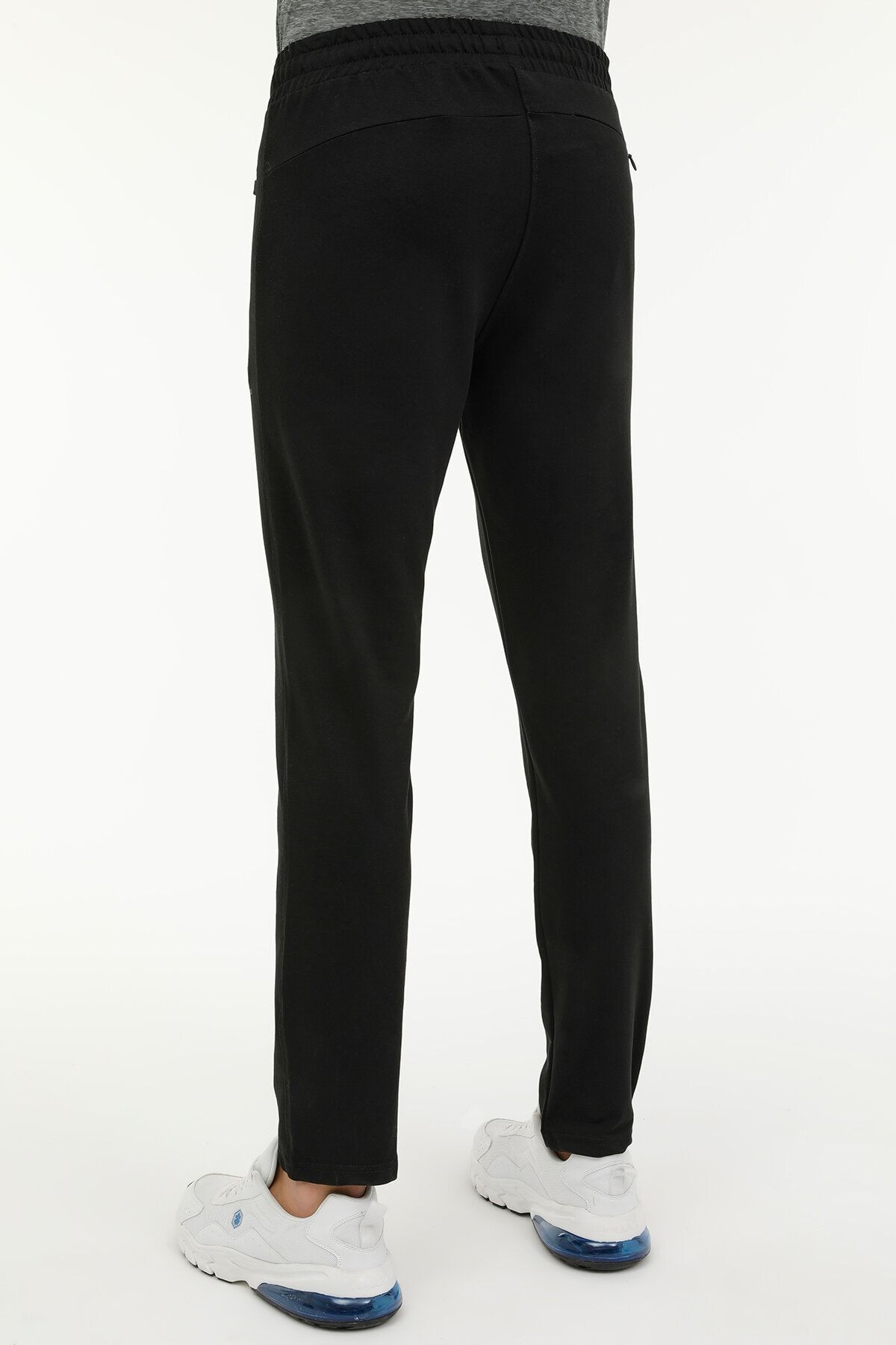 lumberjack-M-ct121 Basic Track Pant Μαύρο ανδρικό φούτερ 2