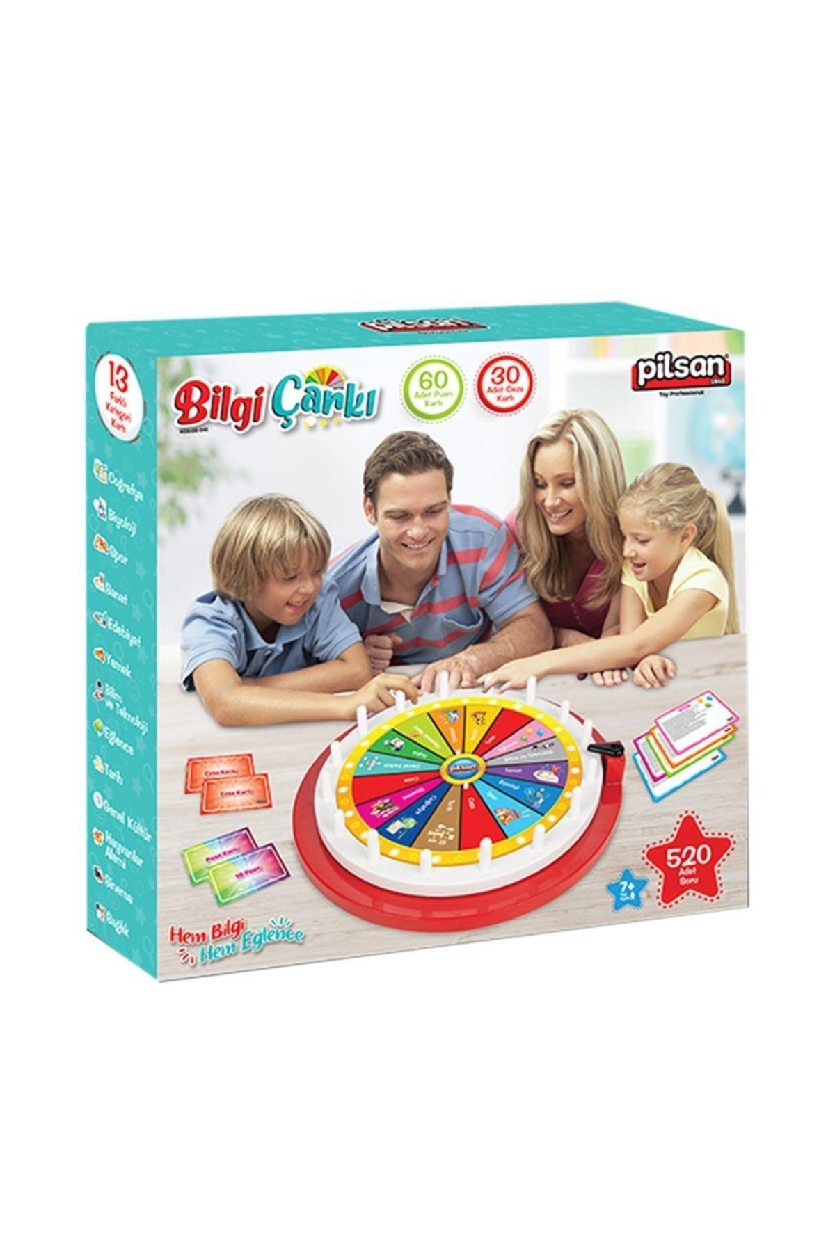PİLSAN 03 701 Bilgi Çarkı Bilgi Seti +3 Yaş