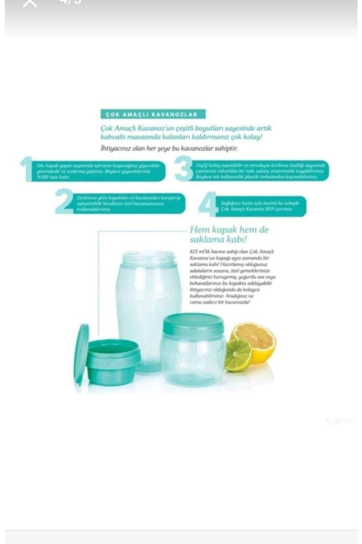 Tupperware-Multi-Purpose Jar 825 Ml Storage Container 3