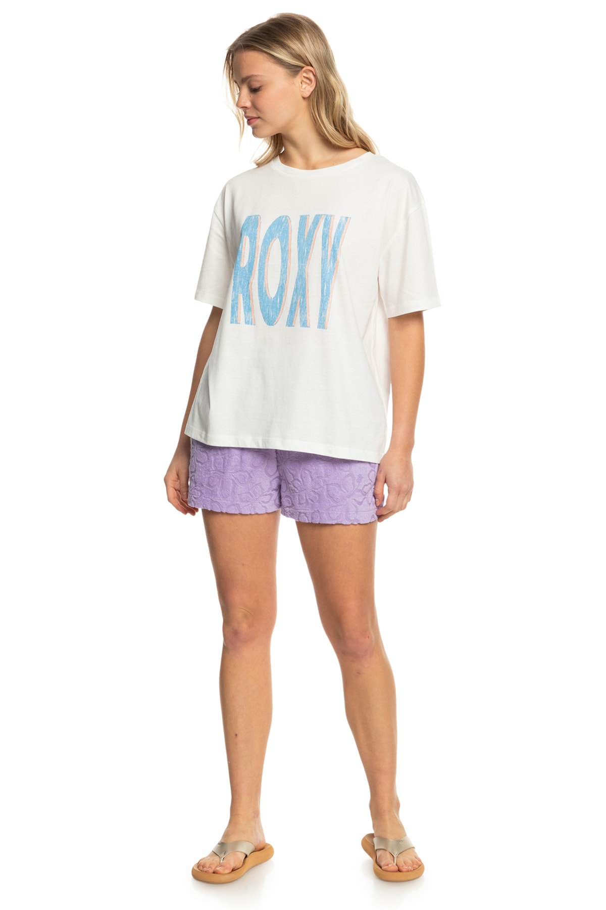Roxy T-Shirt Weiß Relaxed Fit Fast ausverkauft