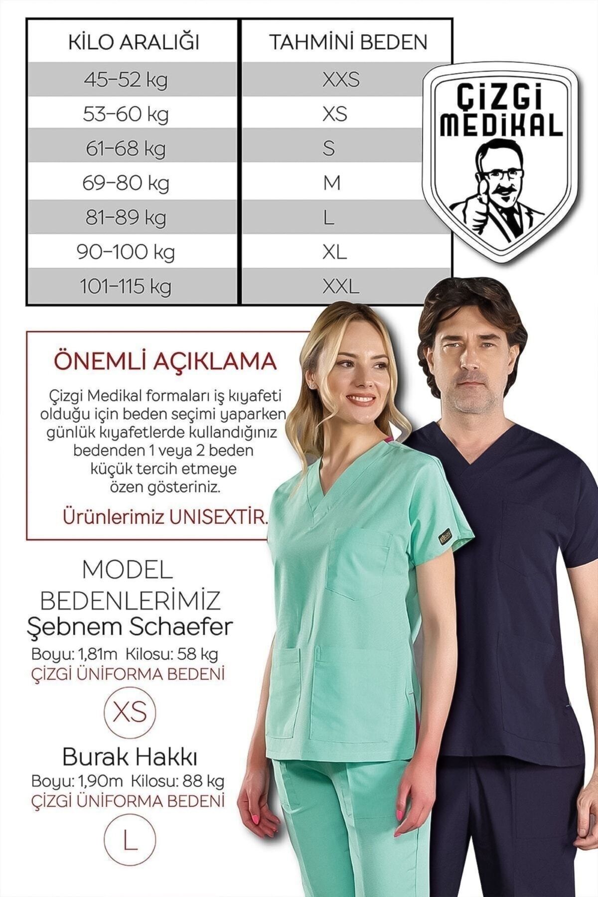 ÇİZGİ MEDİKAL Küf Yeşili Doktor Hemşire Forması Scrubs Terikoton Takım (İNCE KUMAŞ) Yarasa Kol Hemşire Üniforması MB11120