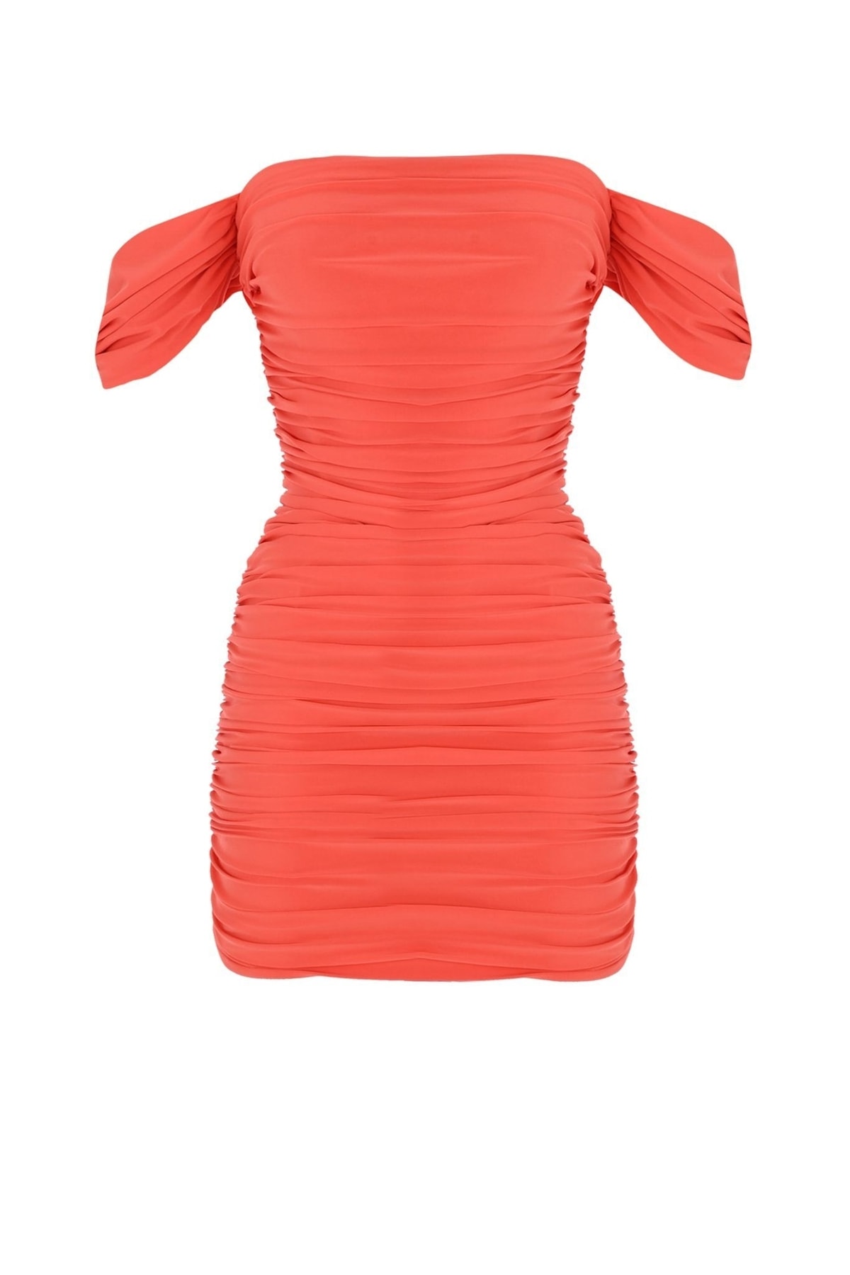 Whenever Company Kleid Orange Bodycon Fast ausverkauft