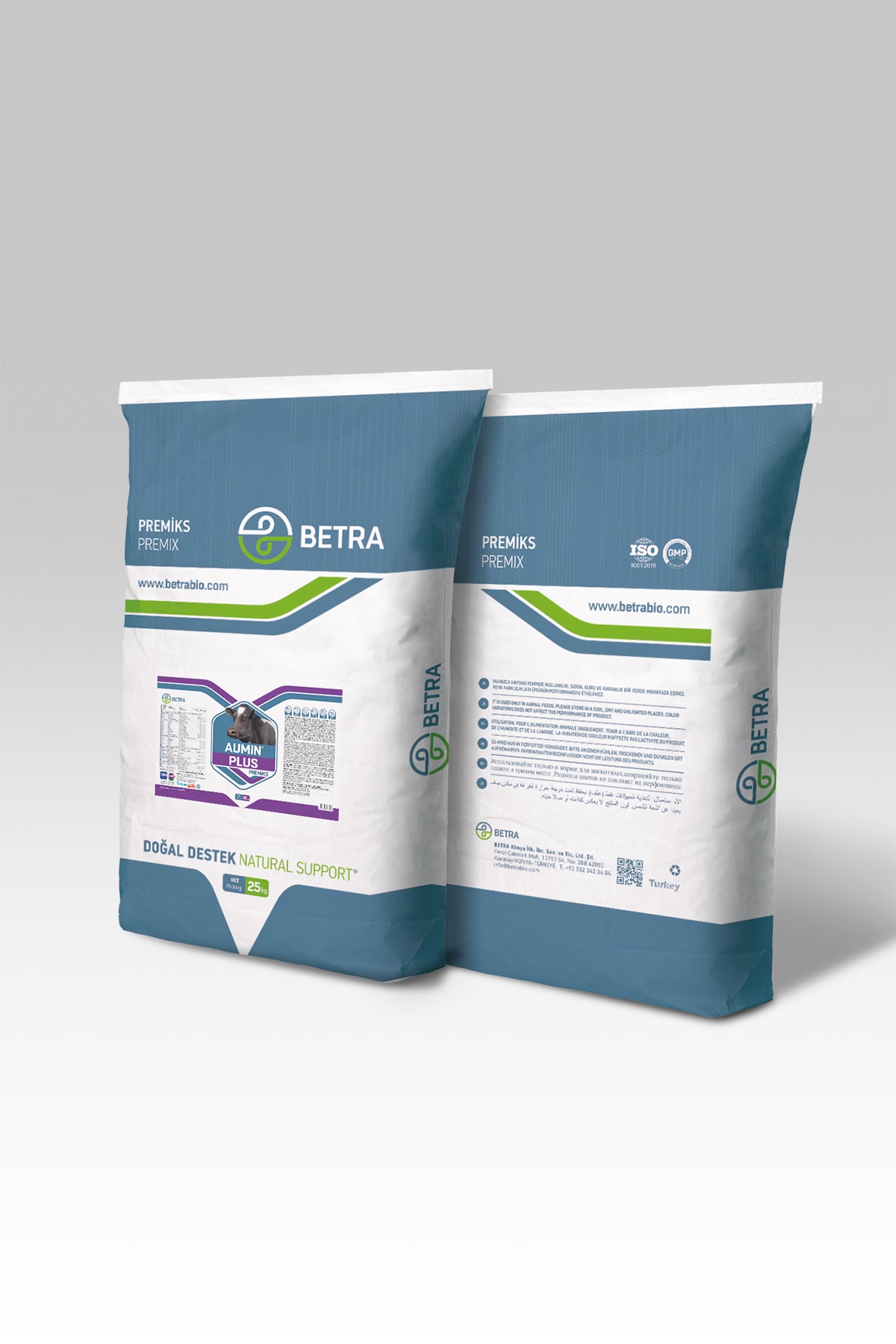 AUMIN Plus 25 KG - Ruminant için-İnek,Koyun,Keçi - Yem Katkısı - Premiks - Koruyucu, Verim Artırıcı