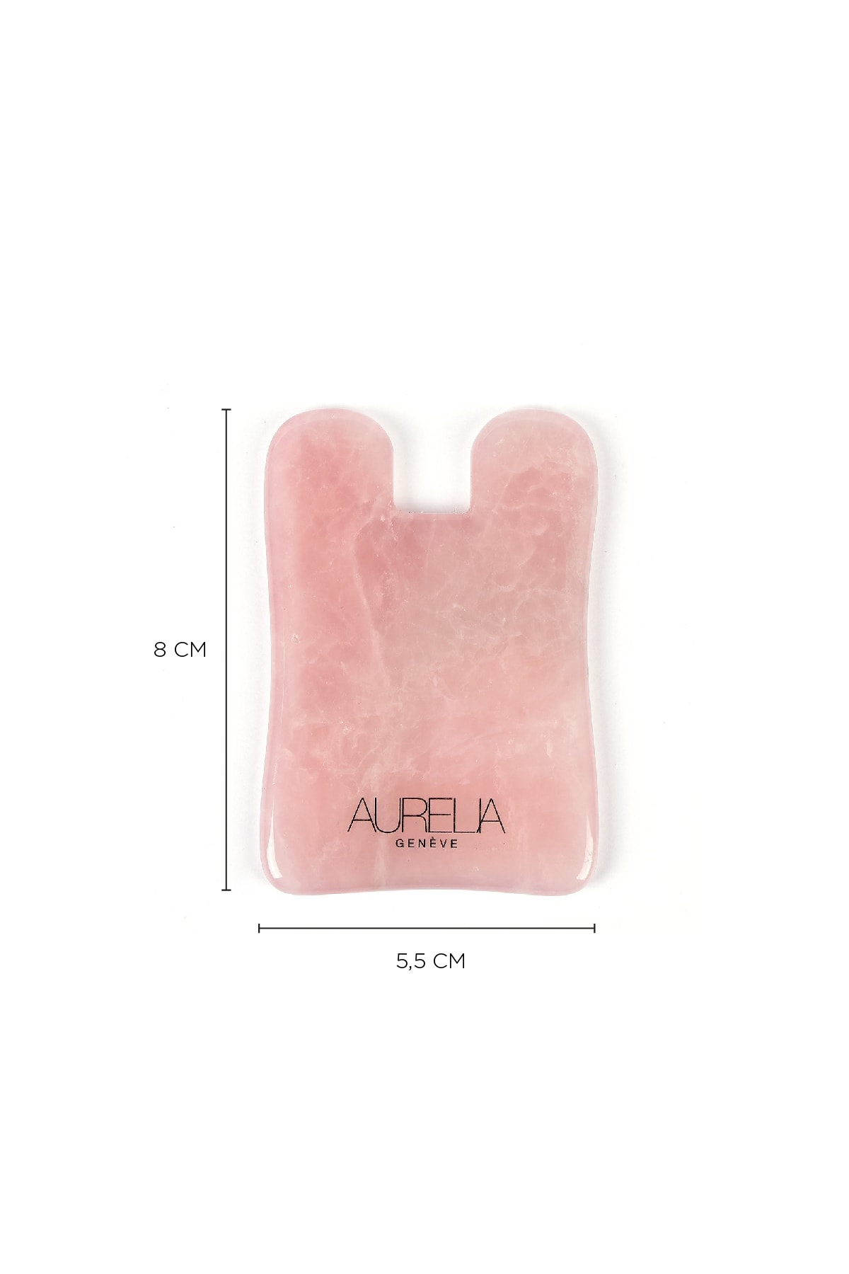 Rose Quartz Gua Sha Crystal - Square - Gua Sha Taşı - Pembe Kuvars — رنگارنگ AR2022 — تصویر 3 از 4