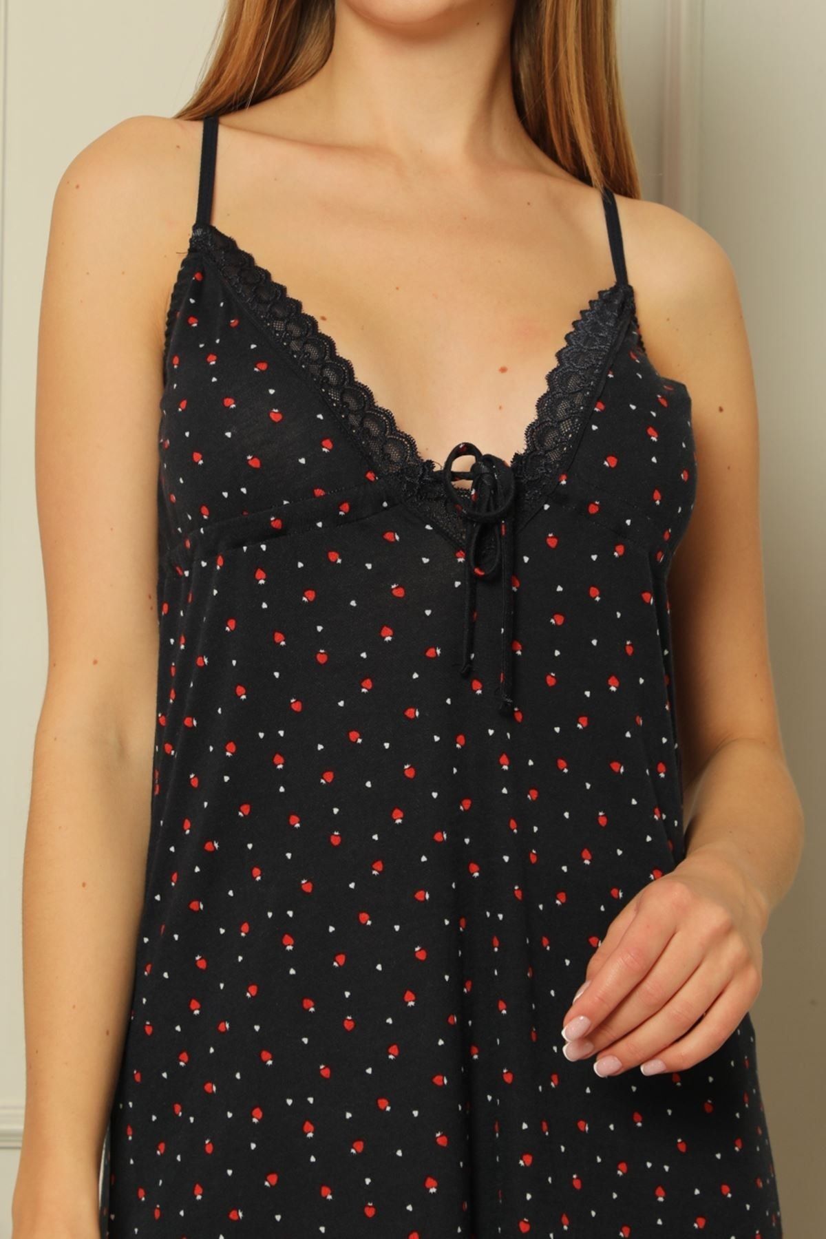 Black and red nightgown shop