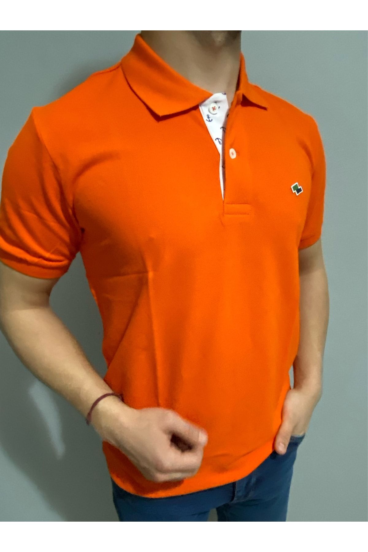 Non collared store polo shirts
