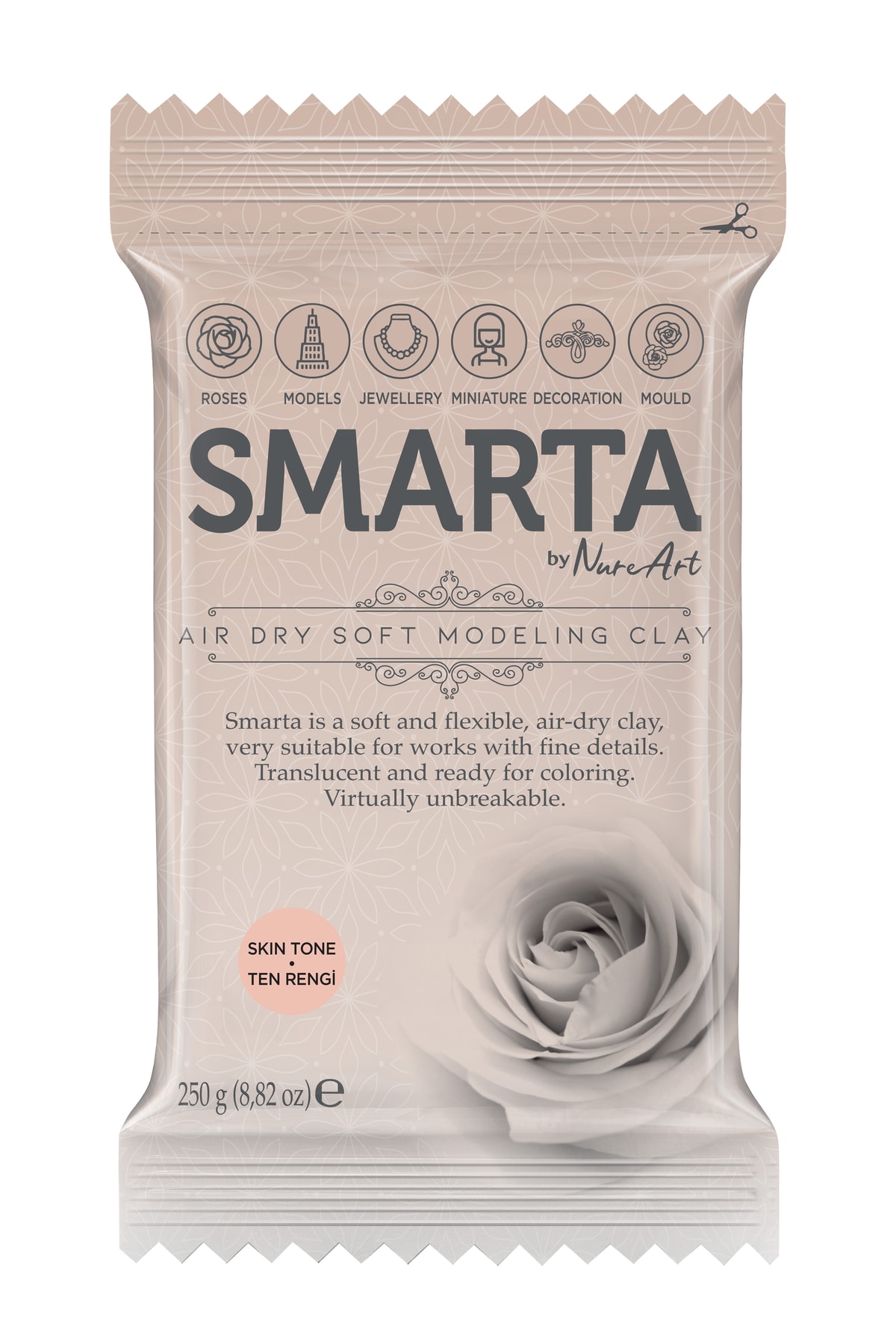 Smarta ™ Modelleme Hamuru 250gr - Bej (TEN RENGİ)