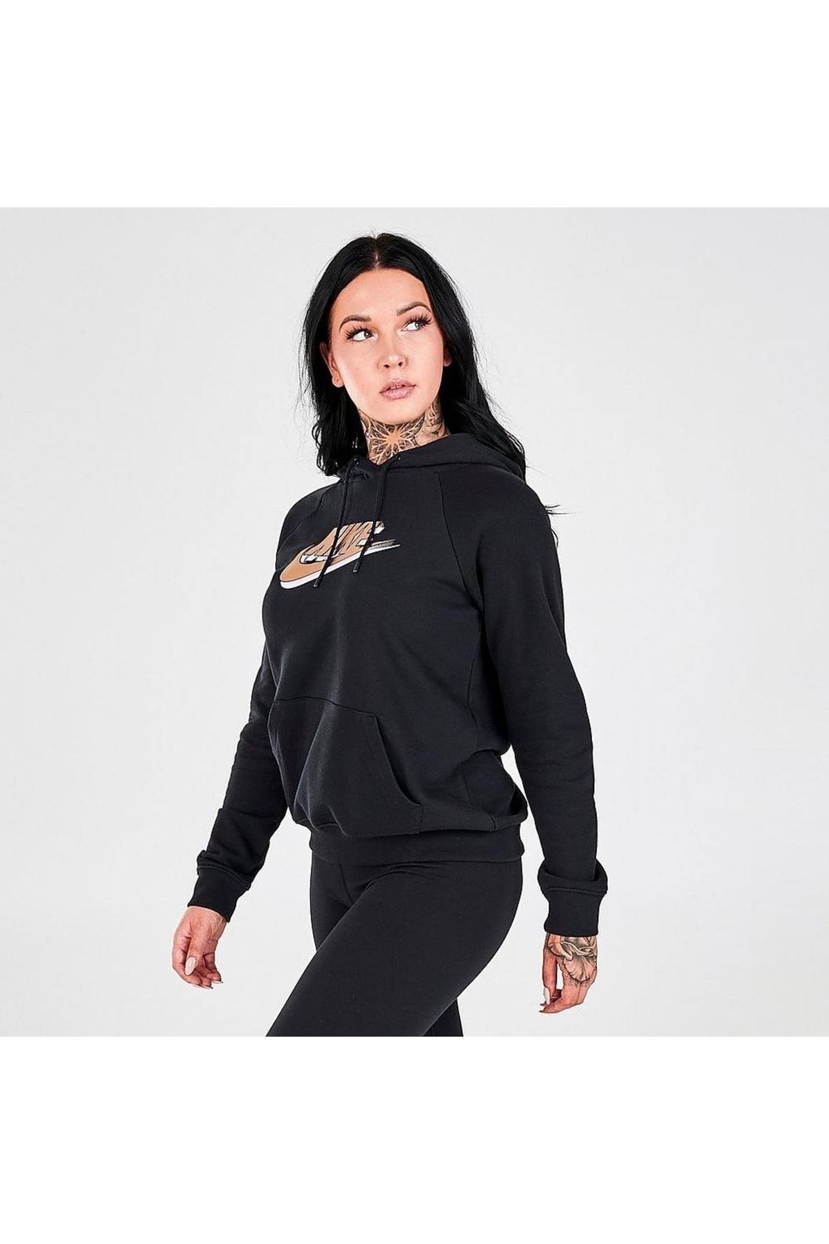 Womens nike metallic hoodie cheap