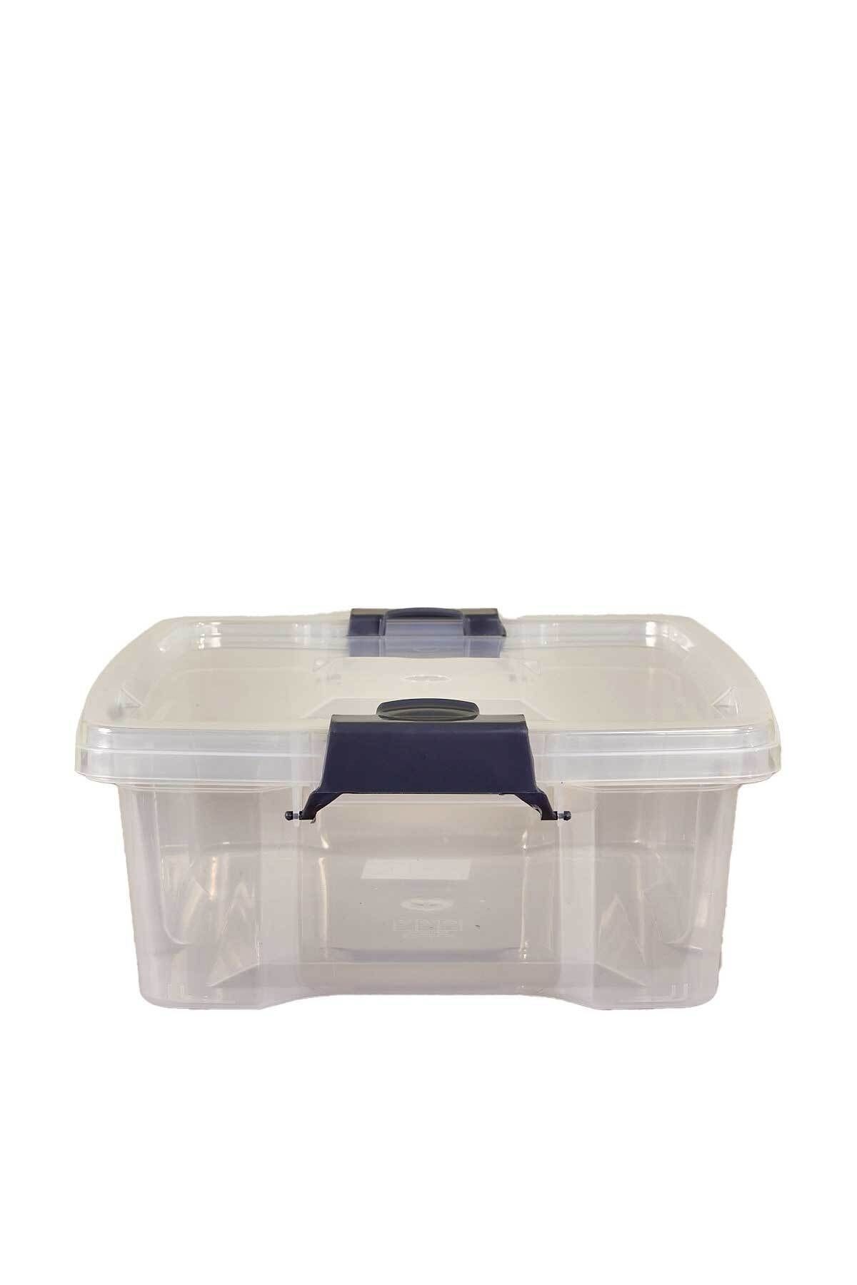 QUTU-Q-lear Box 3.5 L Transparent Storage Box with Lock 3