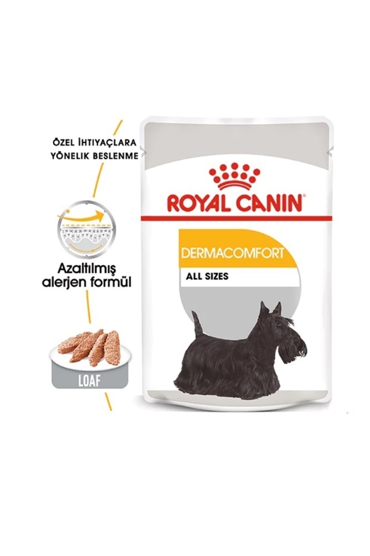Royal Canin Dermacomfort Pouch Köpek Yaş Maması 85gr X 12 Adet
