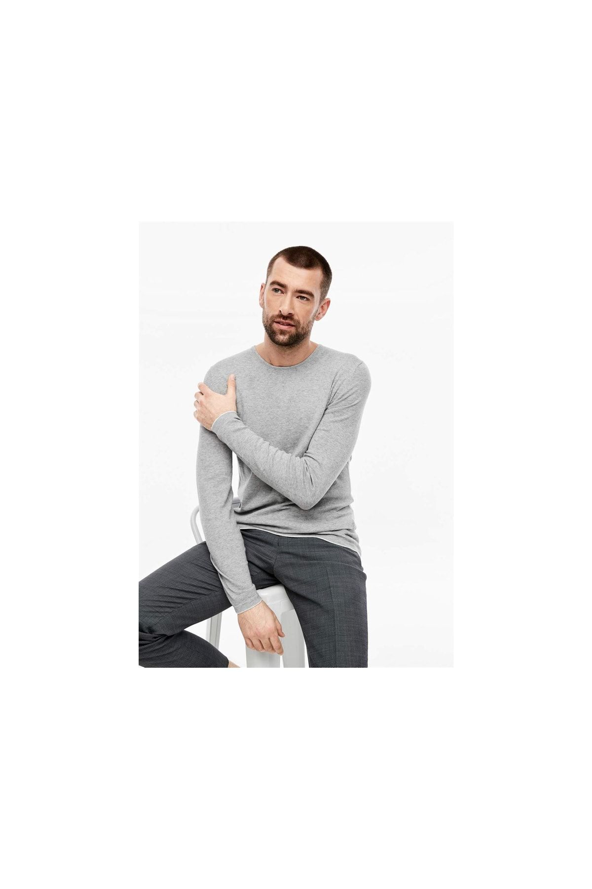 s.Oliver Pullover Grau Regular Fit Fast ausverkauft