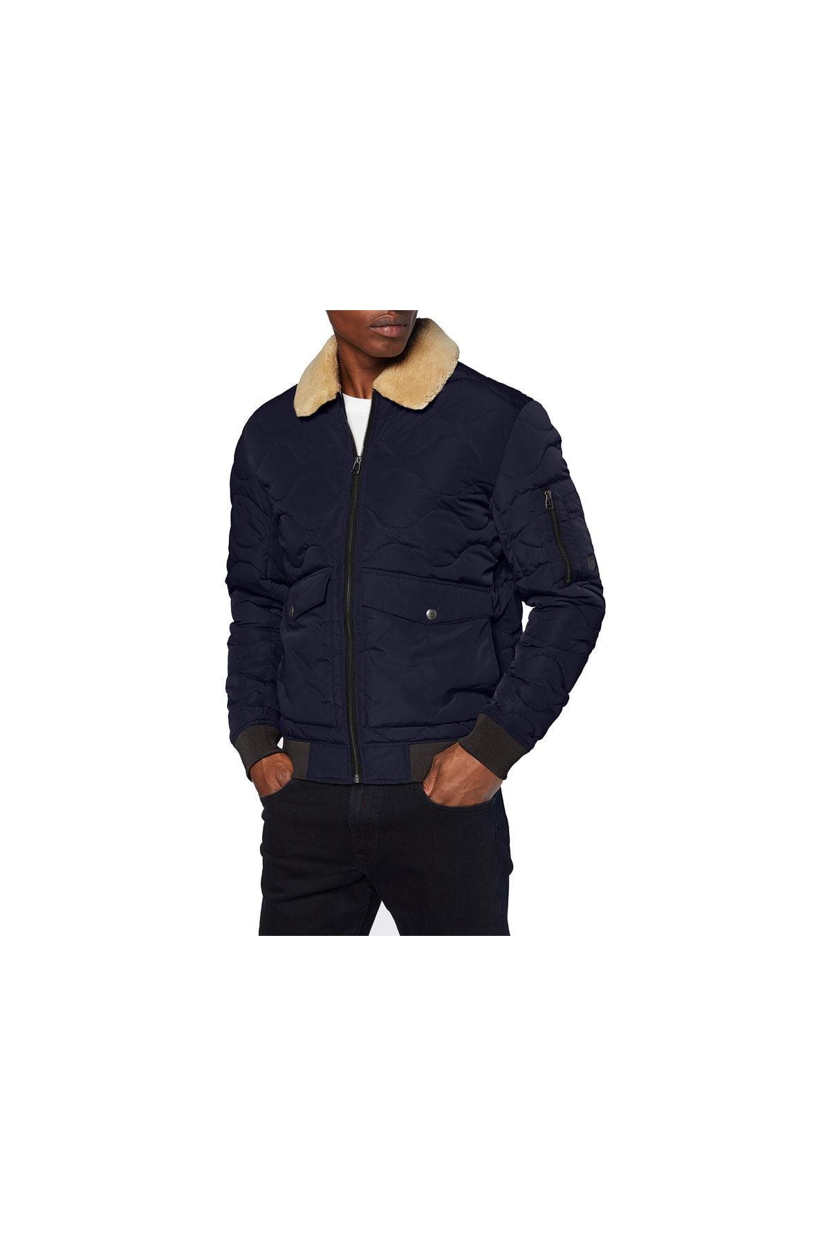 Jack & Jones Jacke Blau Regular Fit Fast ausverkauft