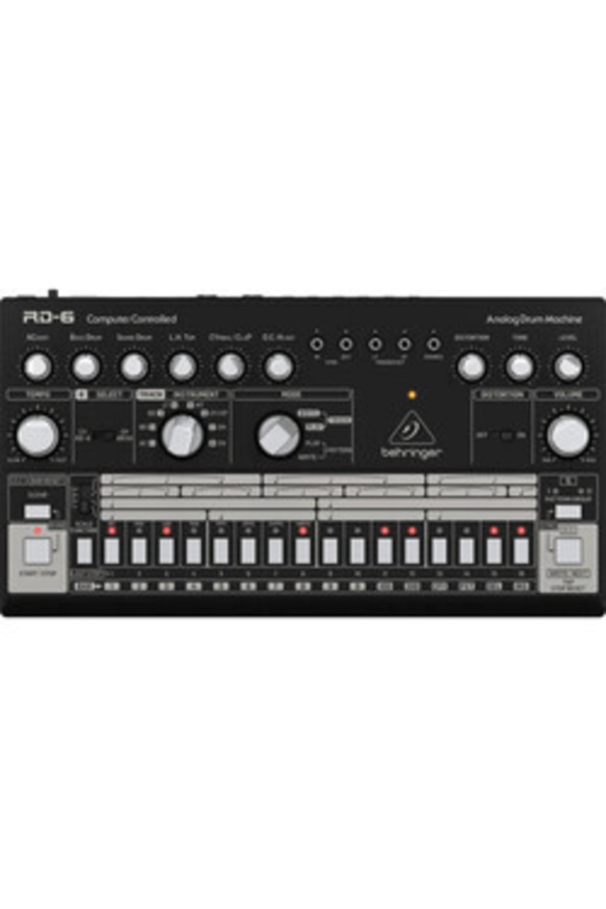 Behringer Rd6 Bk 64 Adımlı Sıralayıcılı Analog Davul Makinesi siyah