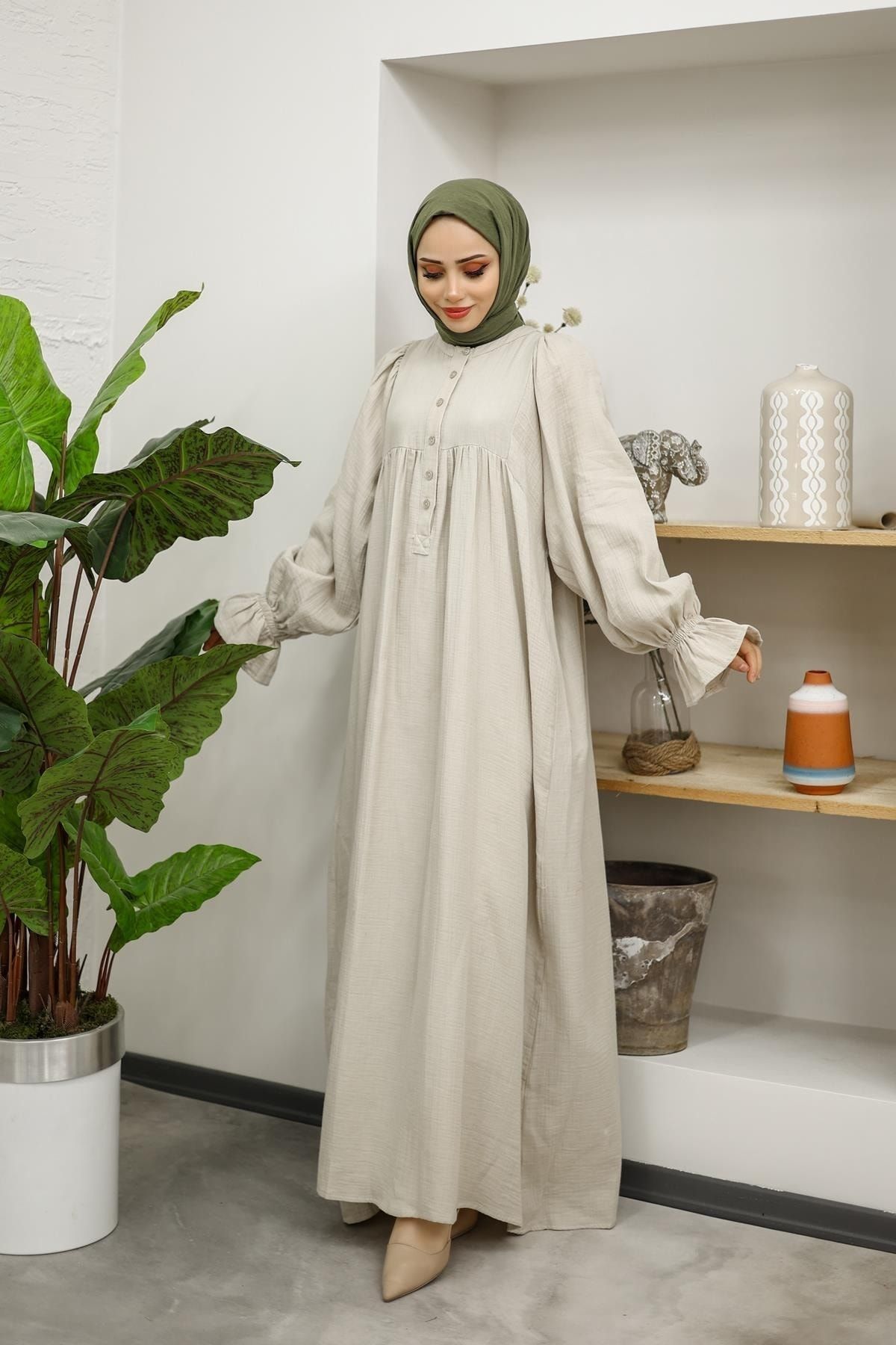 ELBİCA Müslin Elbise 9656