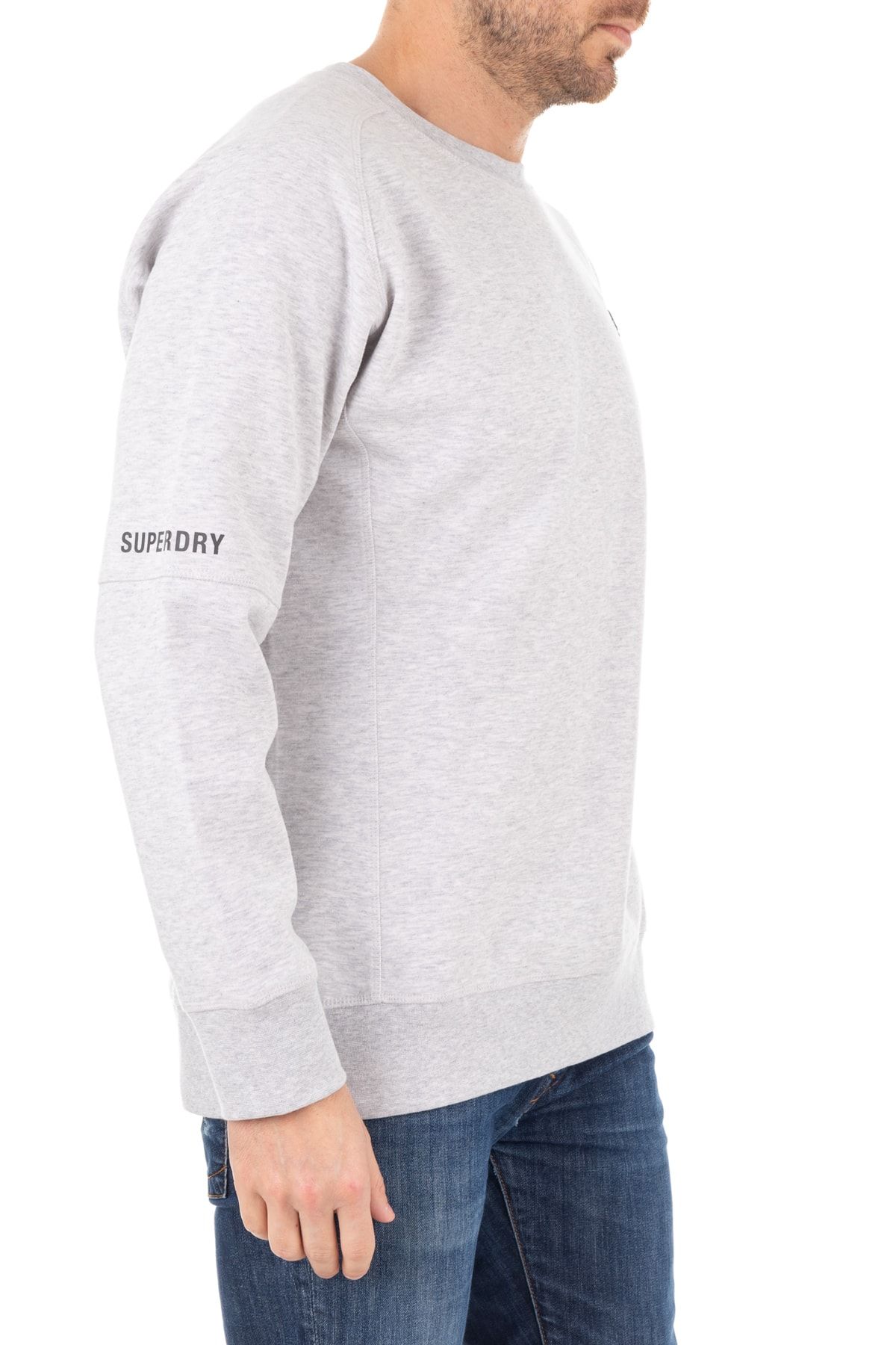 SUPERDRY Sweatshirt Grau Regular Fit Fast ausverkauft