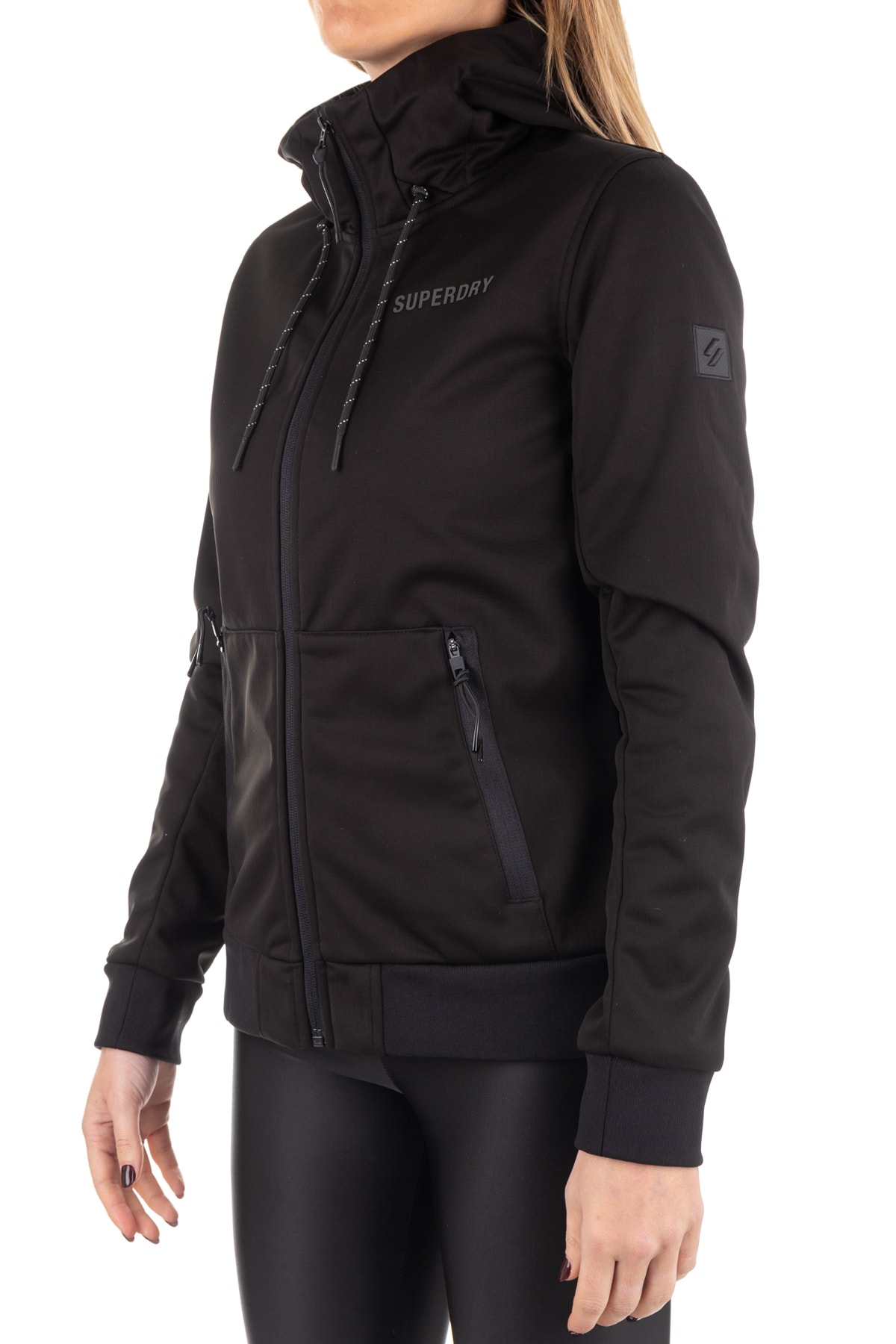 Superdry black winter jacket clearance
