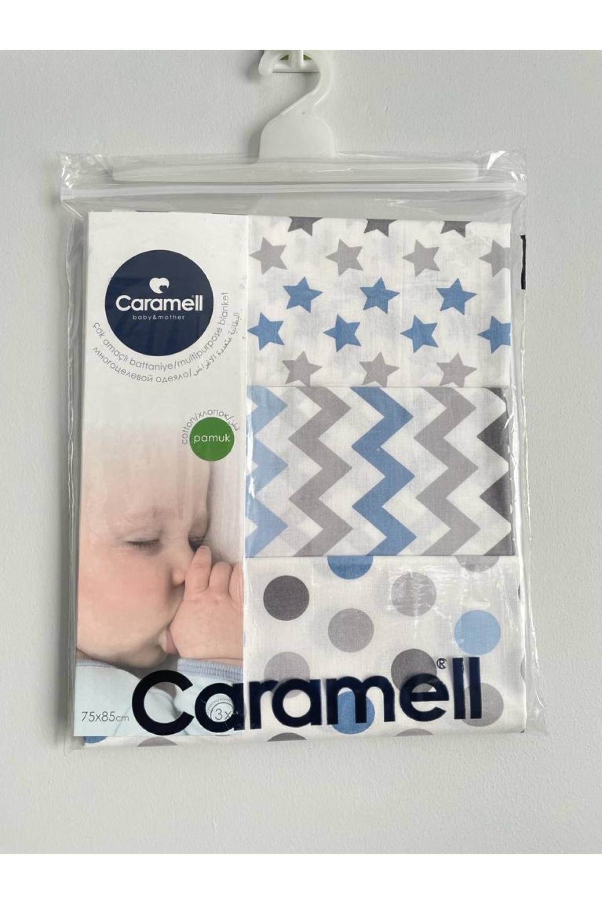 Caramell Renkli 3'lü Çok Amaçlı Bebek Bakım Örtüsü