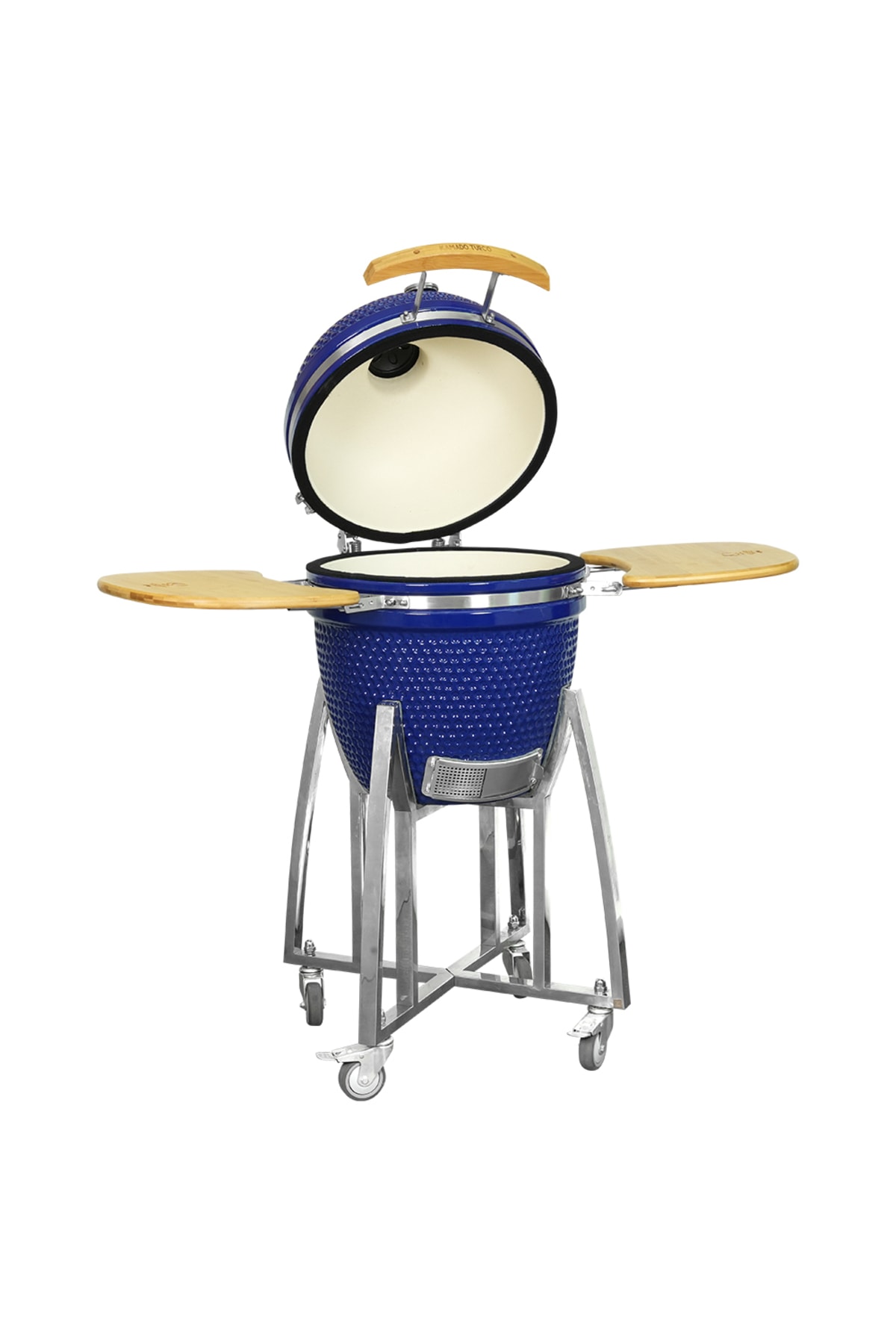 18' Kamado Mangal Medıum 46 Cm Mavi 4