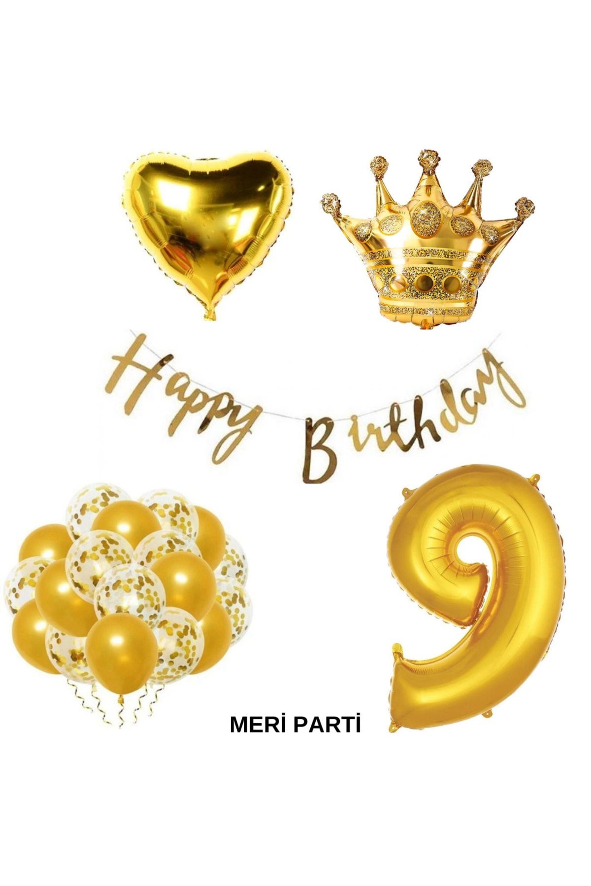 Gold letter foil balloons party on sale