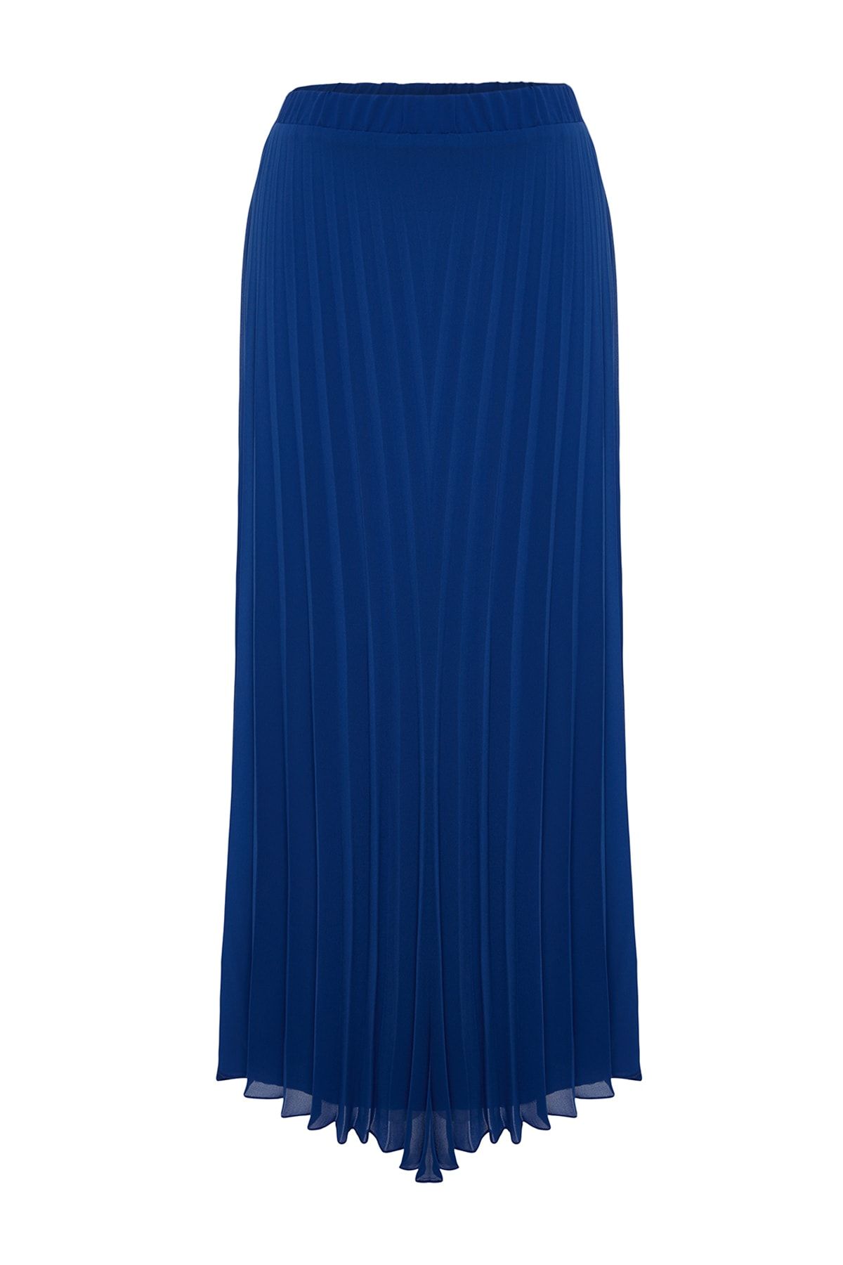 Dark navy blue deals pleated skirt