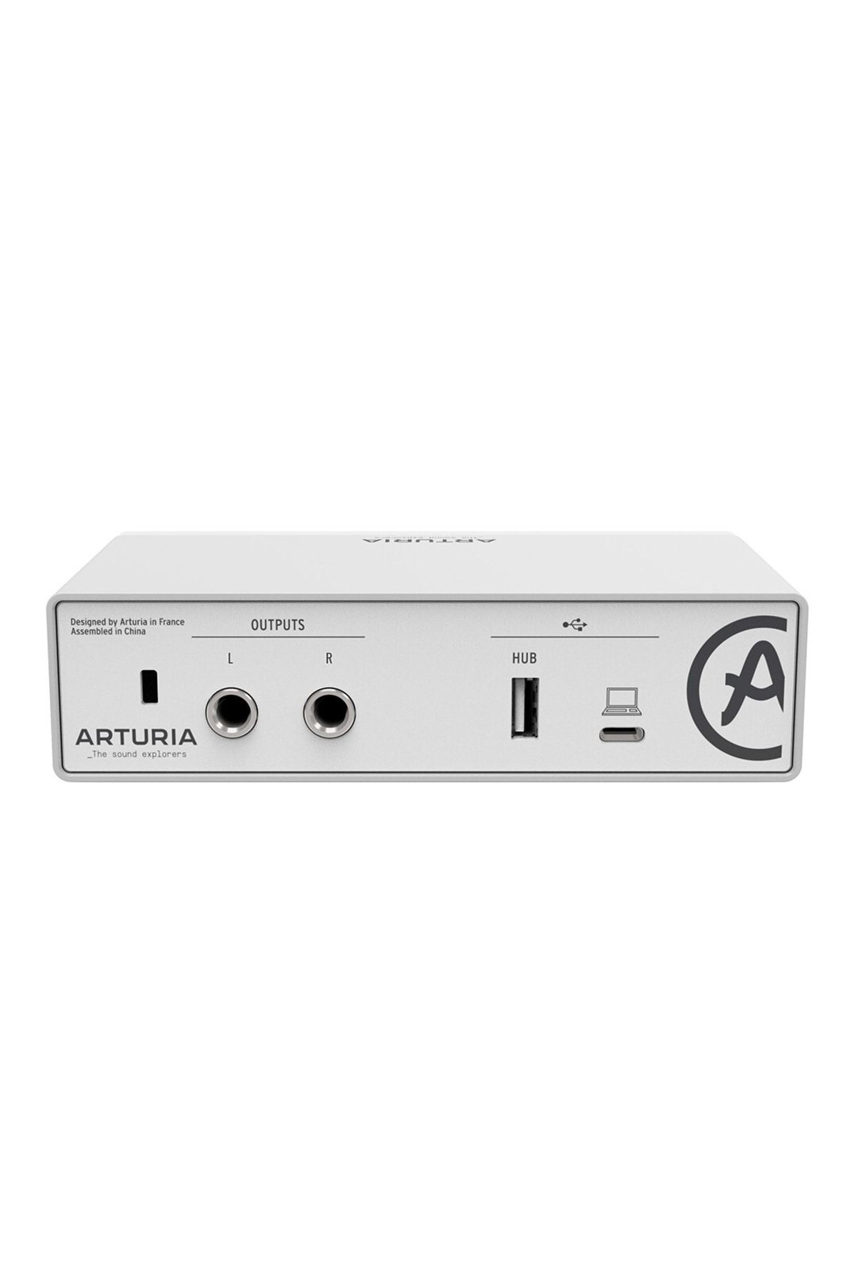 ARTURIA-Minifuse 1 أبيض 1 في / 2 مخرج، 24 بت 192 كيلو هرتز، بطاقة صوت USB-C 4