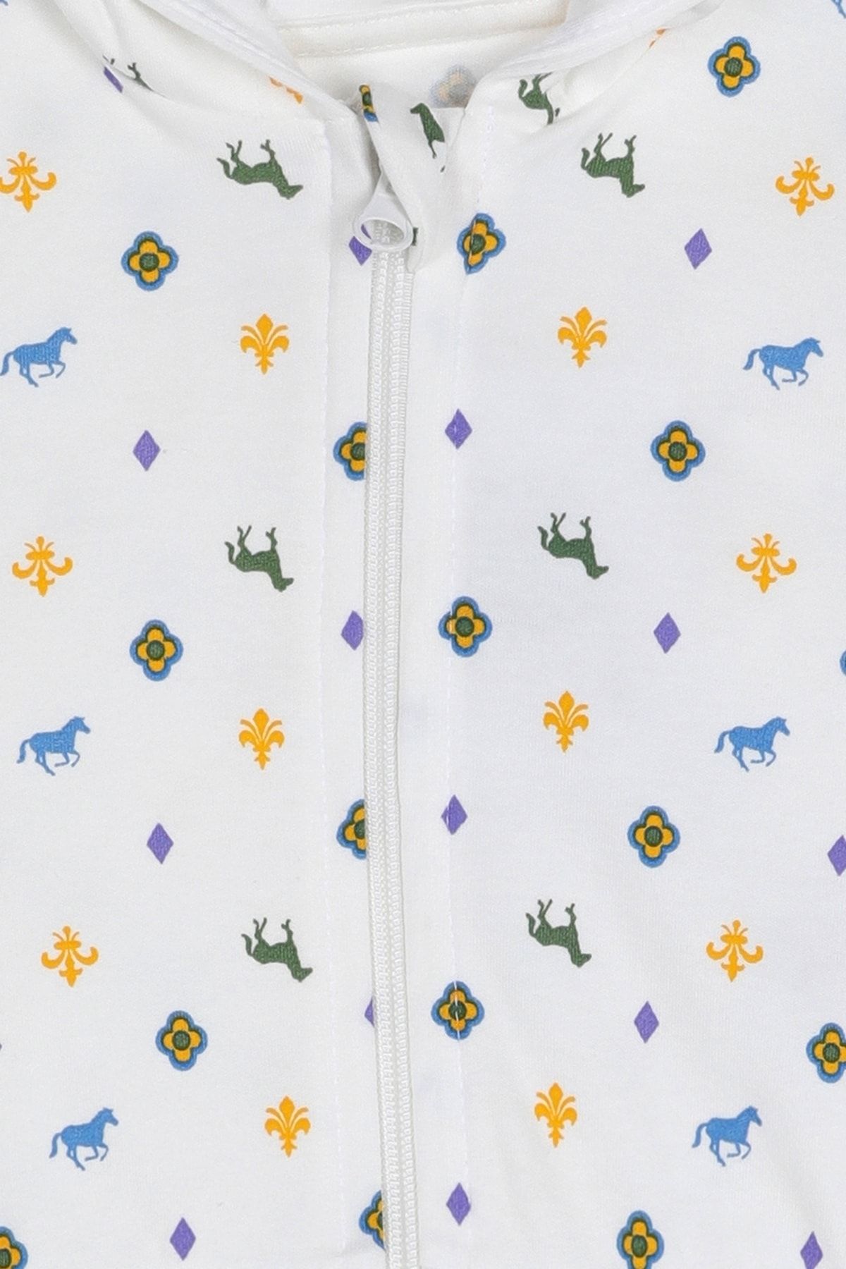 کرم ژاکت کش باف پشمی کلاهدار 1029 U.S. Polo Assn.