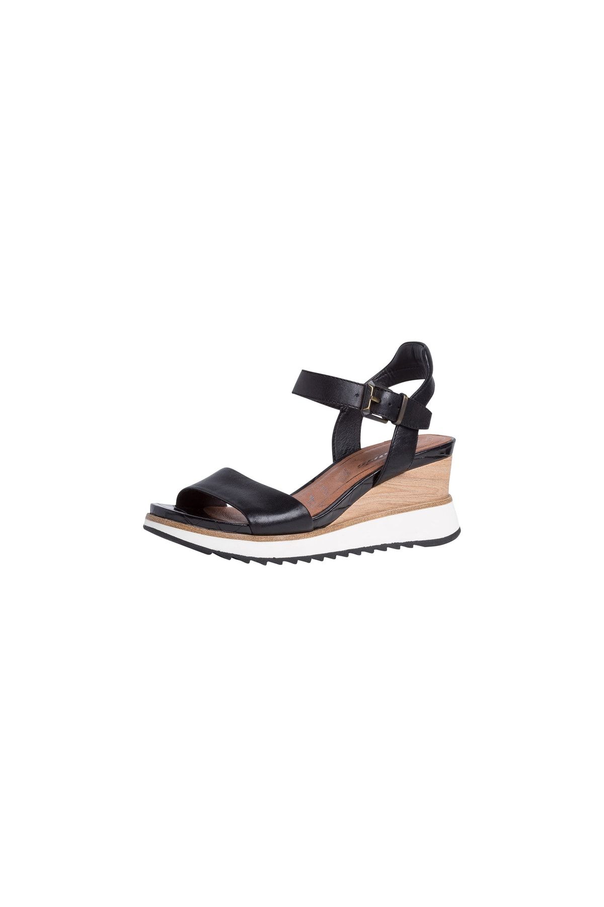 Tamaris Sandalette Schwarz Flacher Absatz