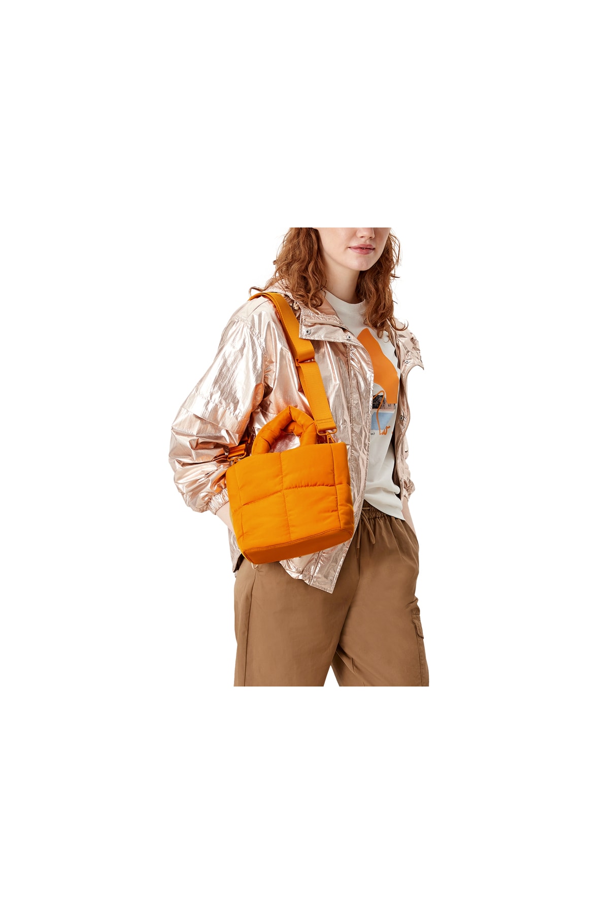 s.Oliver Handtasche Orange Strukturiert Fast ausverkauft