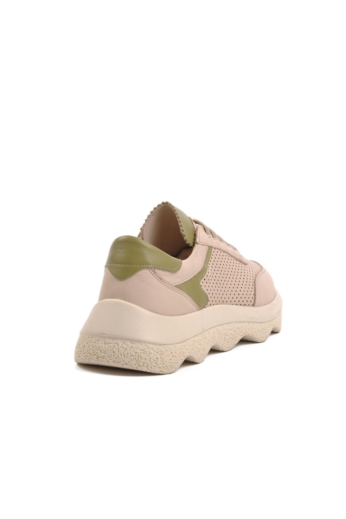 Venüs-2314004 Beige Inside and Outside Genuine Leather Women's Sneakers 4