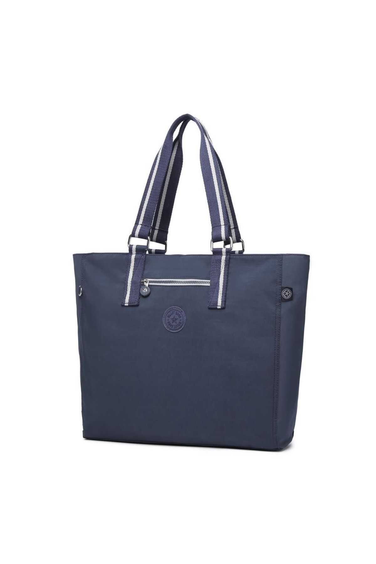 Smart Bags Krinkıl Büyük Boy Omuz Kadın Çantası - Lacivert