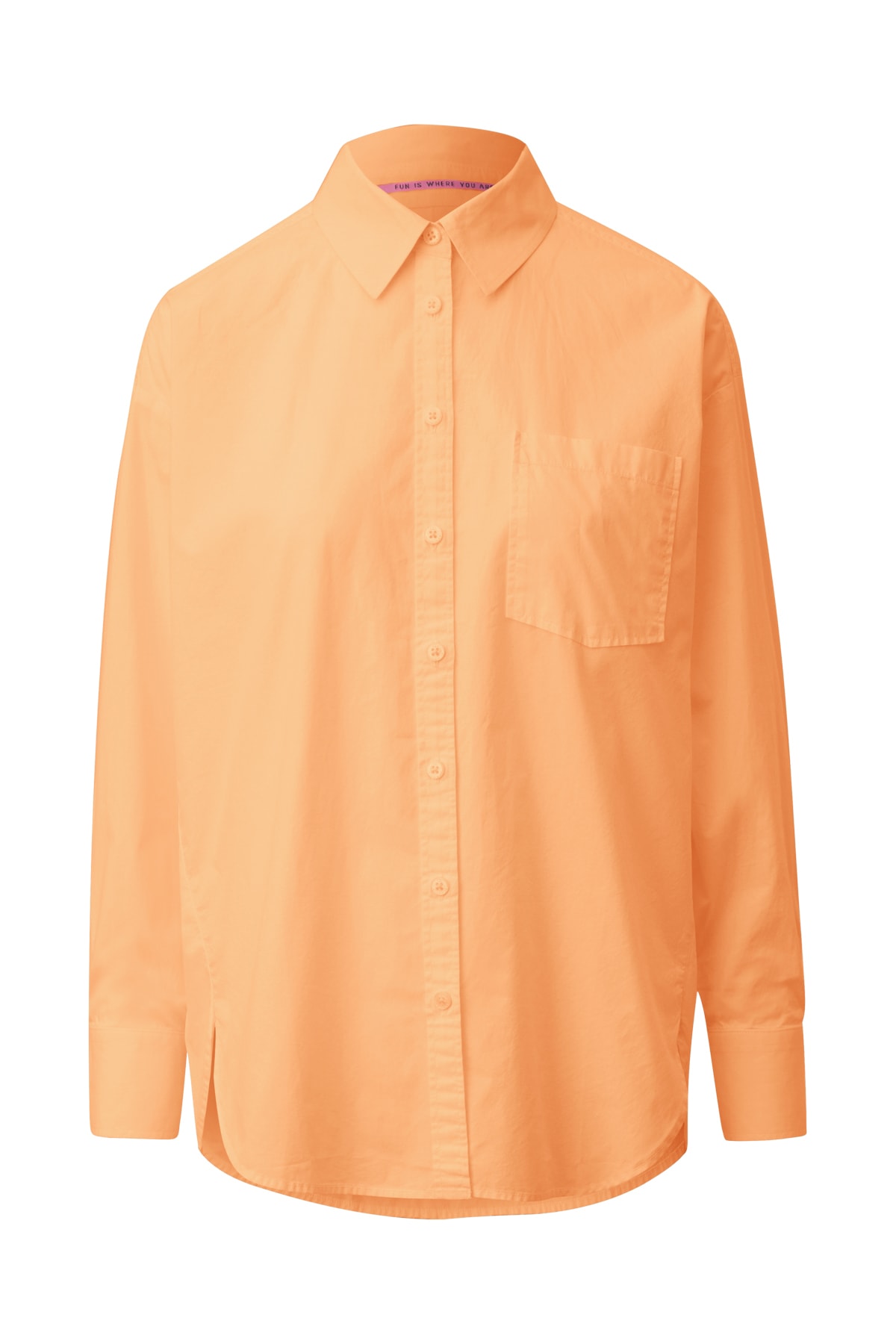 QS by s.Oliver Bluse Orange Regular Fit Fast ausverkauft