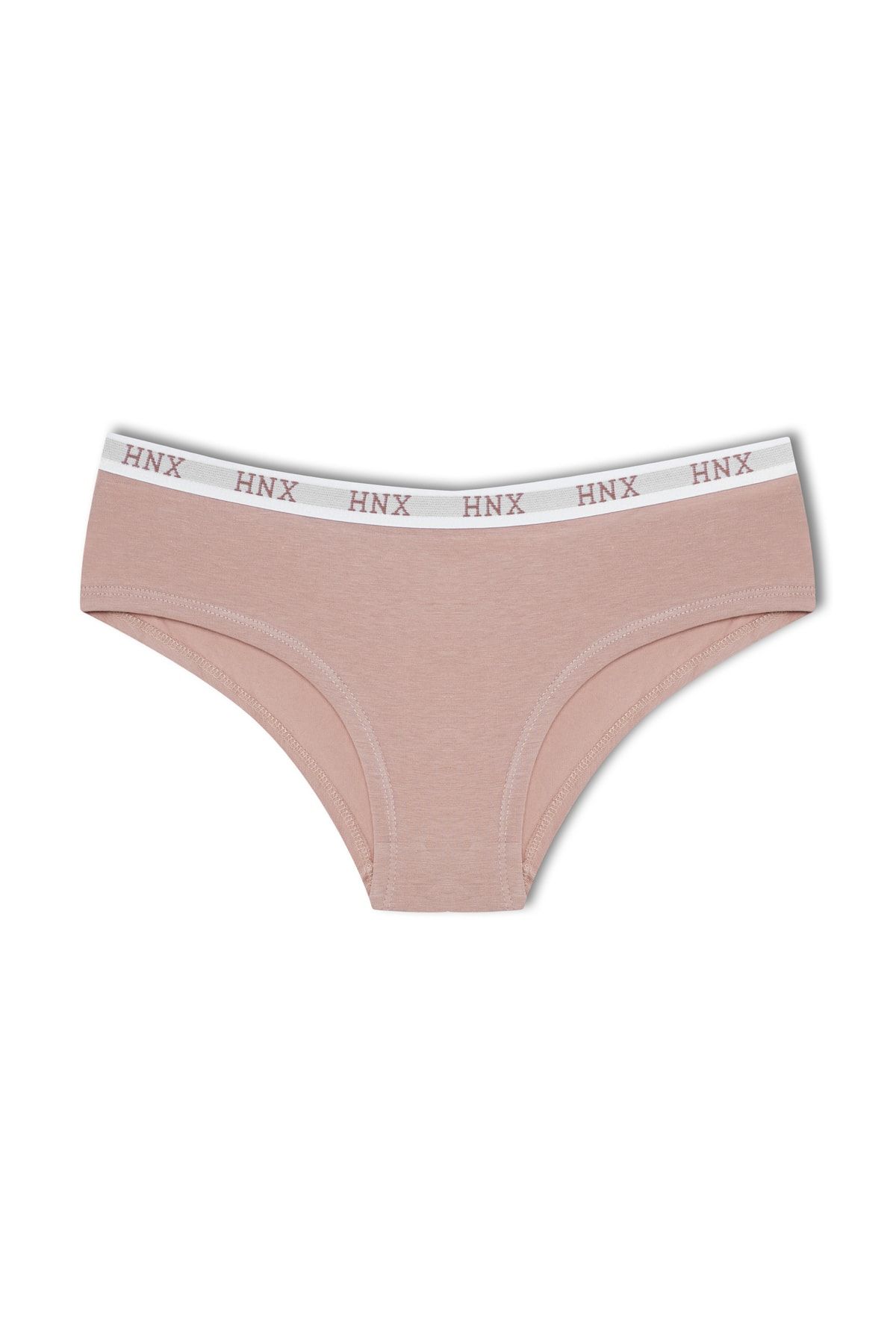 HNX-Cotton Jacquard Elastic Half Boxer Hipster Women's Panties 1
