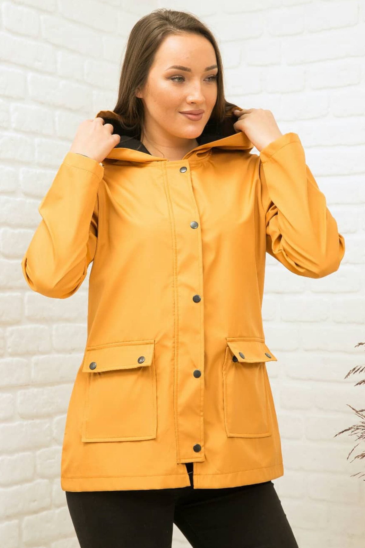 fehika Women s Mustard Bondit Water Repellent Ultra Light Pocket