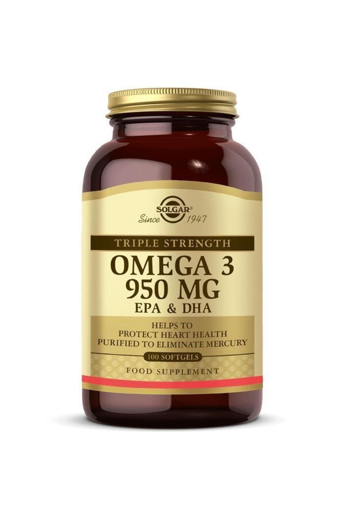 Solgar Omega 3 950 mg 100 Kapsül Fiyatı, Yorumları - Trendyol
