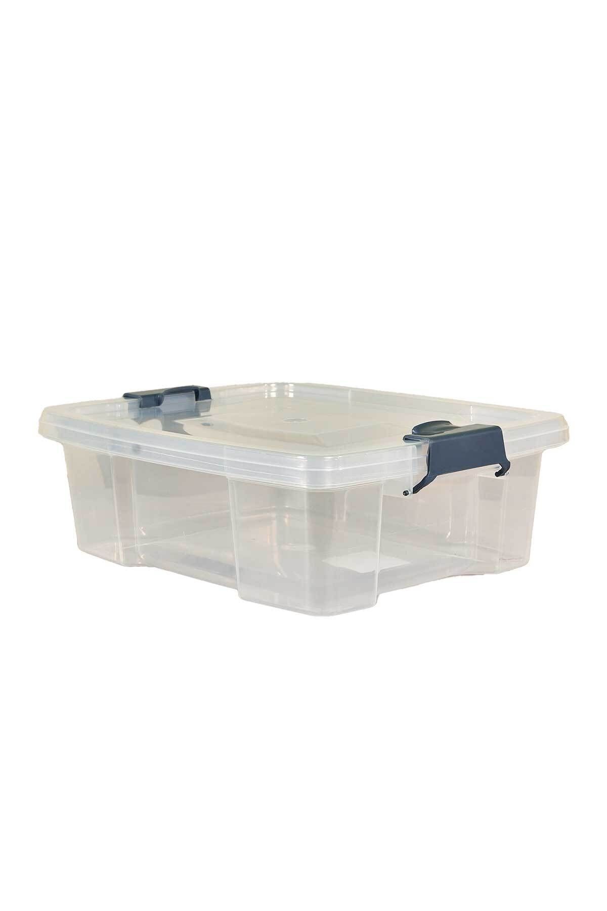 QUTU-Q-lear Box 3.5 L Transparent Storage Box with Lock 2