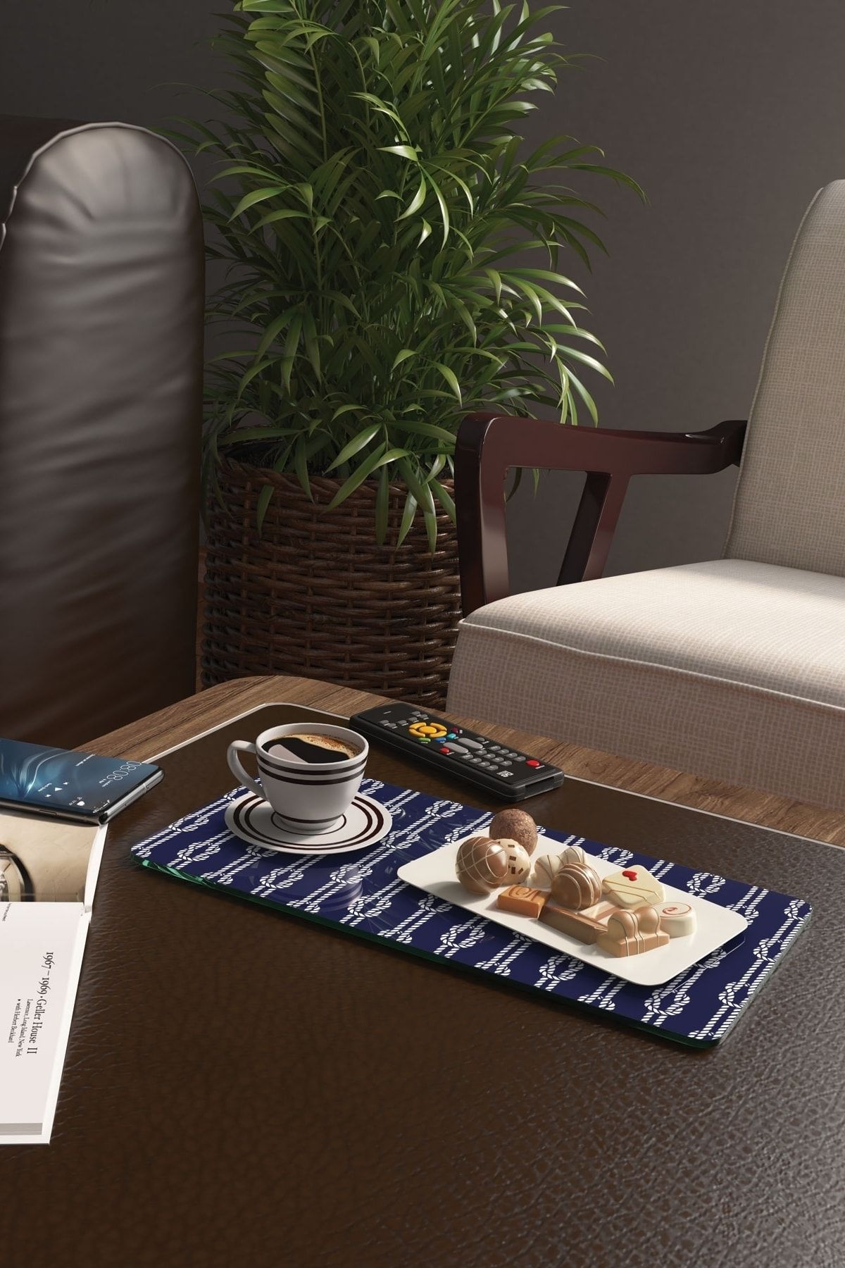 Decovetro-Glass Brown Set of 2 Marine Loop - Tableware and Presentation Table 2