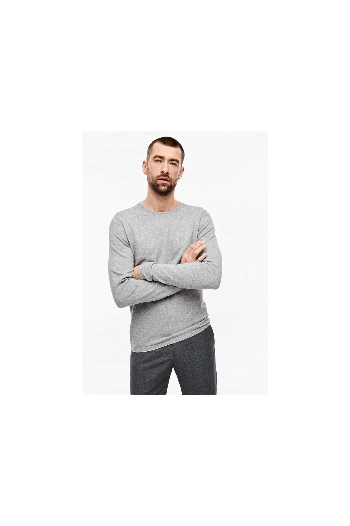s.Oliver Pullover Grau Regular Fit Fast ausverkauft