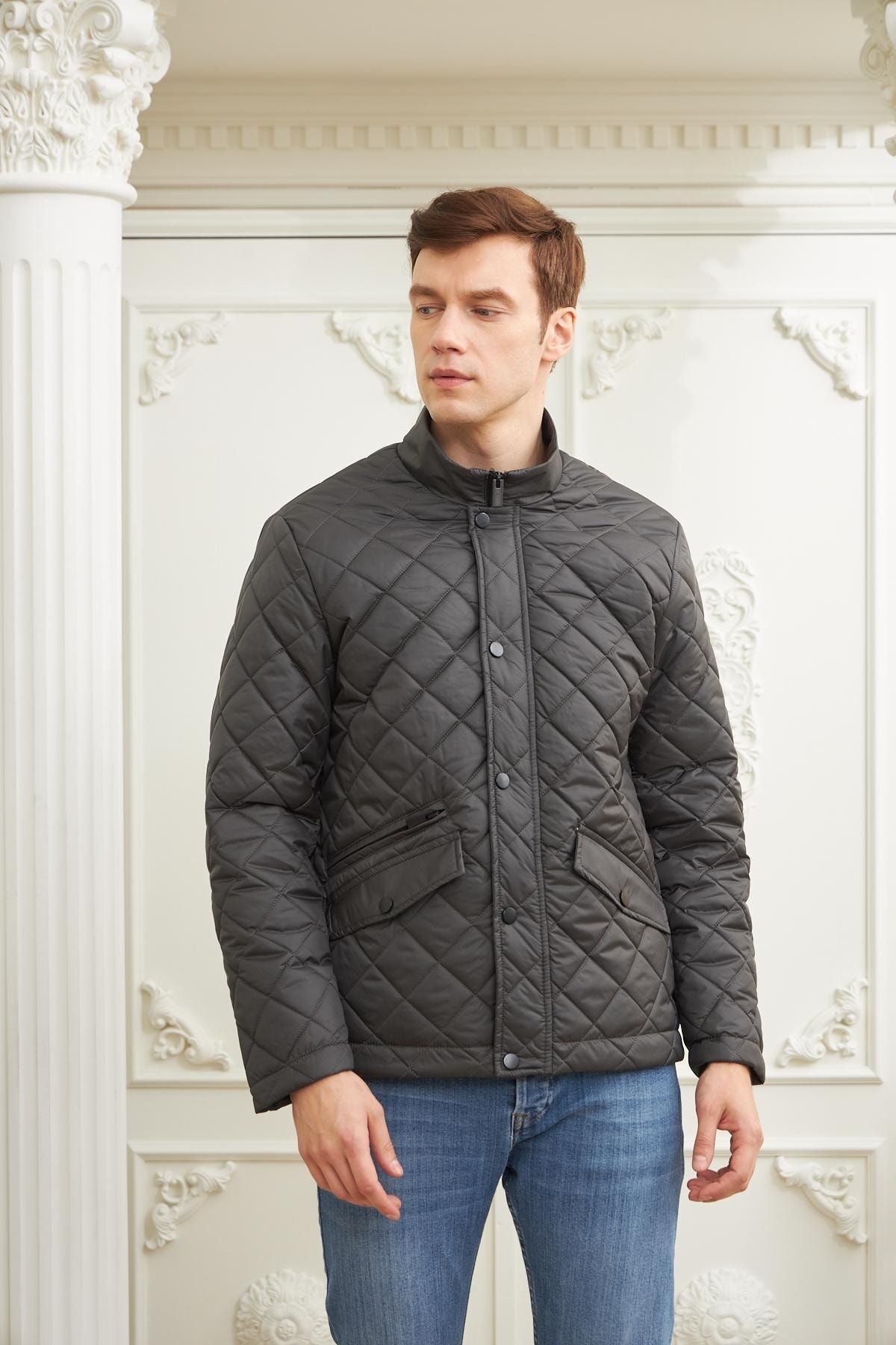 Mens quilted hotsell raincoat
