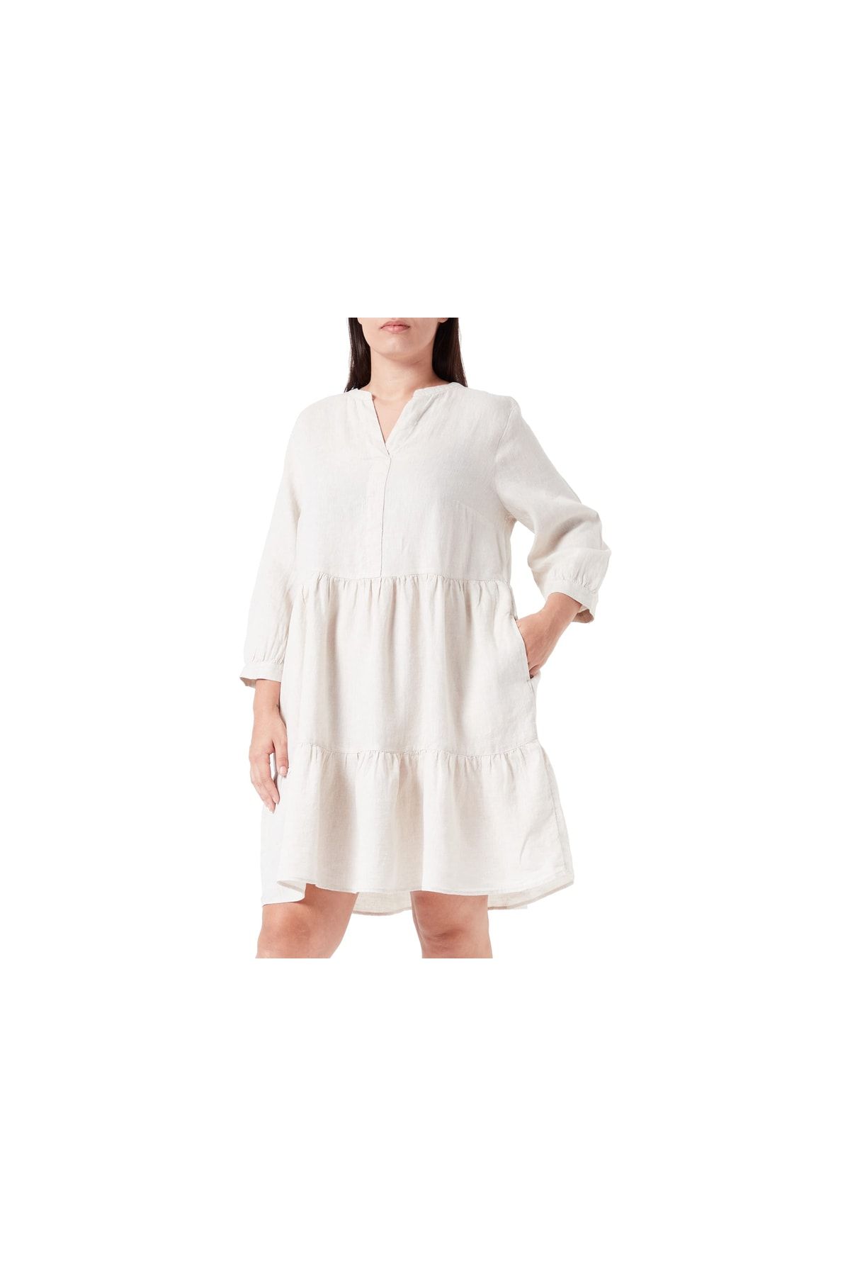 s.Oliver Kleid Weiß Basic Fast ausverkauft