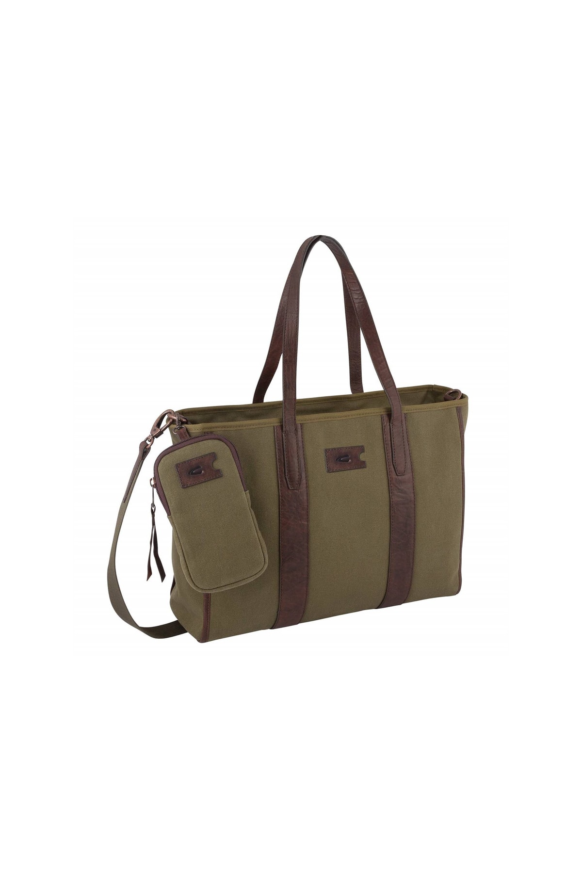 Camel Active Handtasche Grün Strukturiert Fast ausverkauft QV9148