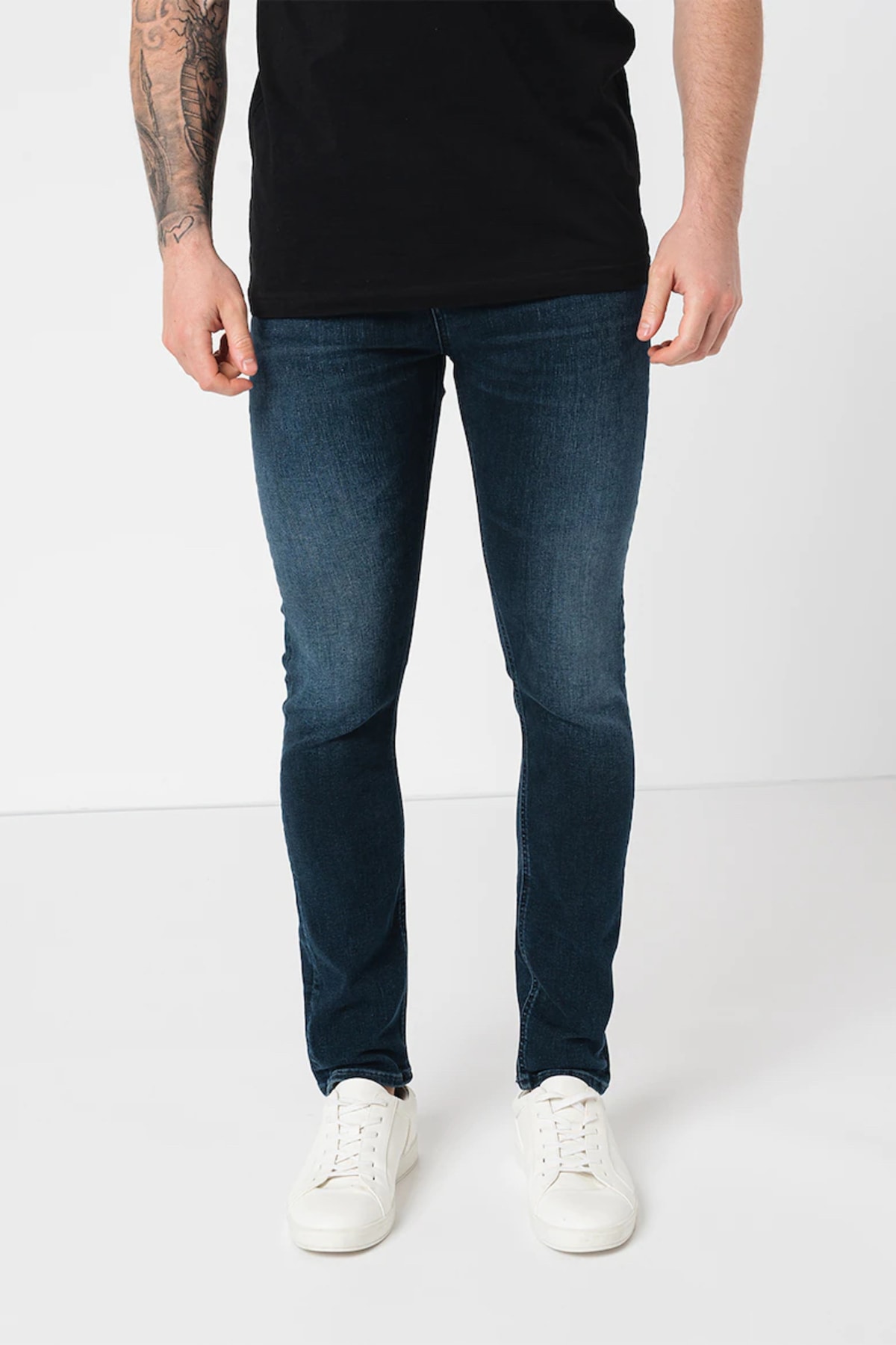 کلوین کلاین شلوار جین مردانه مدل Skinny Fit، رنگ سرمه‌ای، کد J30j321449-1bj