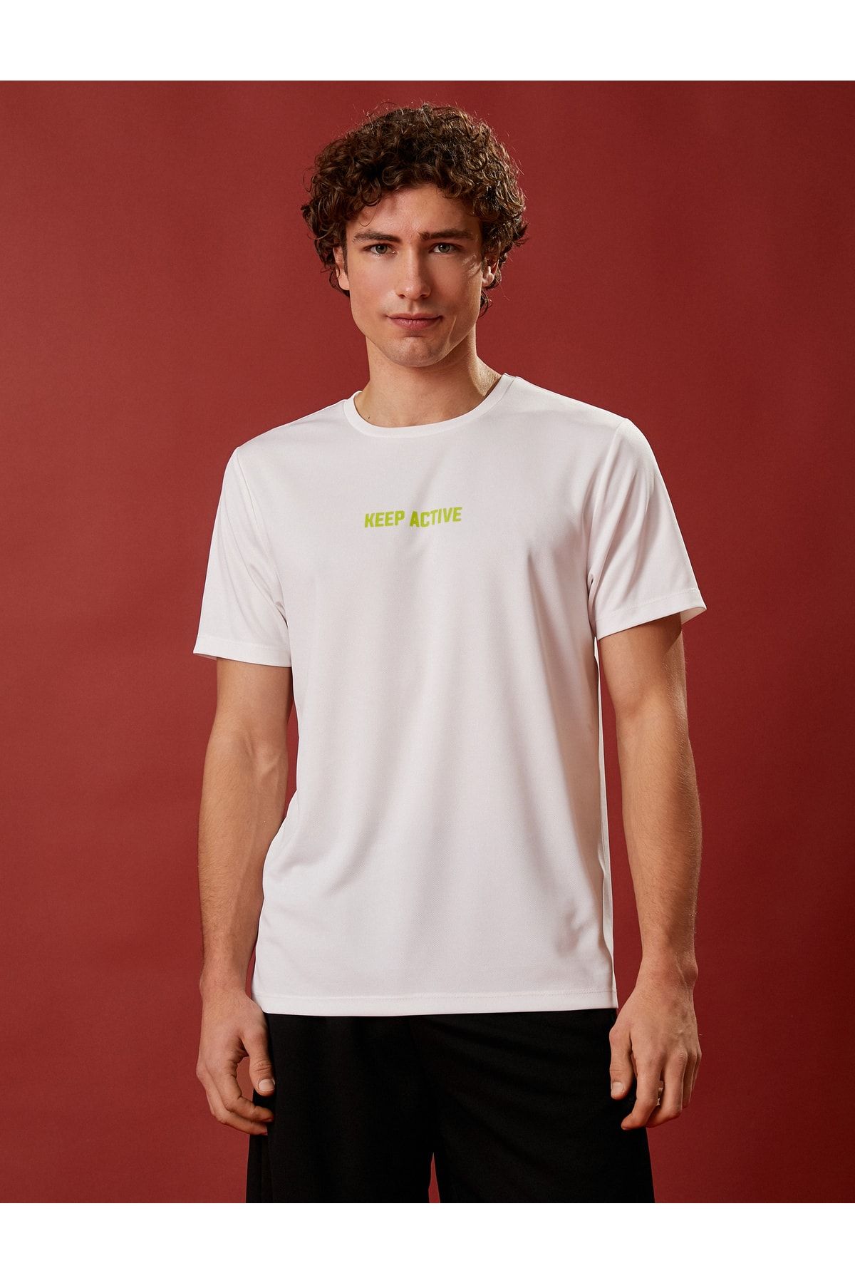 Koton T-Shirt Weiß Regular Fit