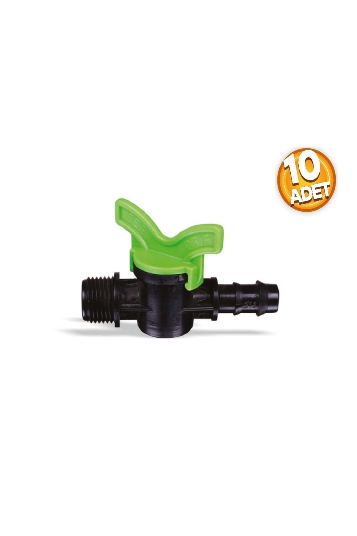 Vana 16*3/4 Kurtağızlı Dış Dişli Mini Vana (10 Adet)