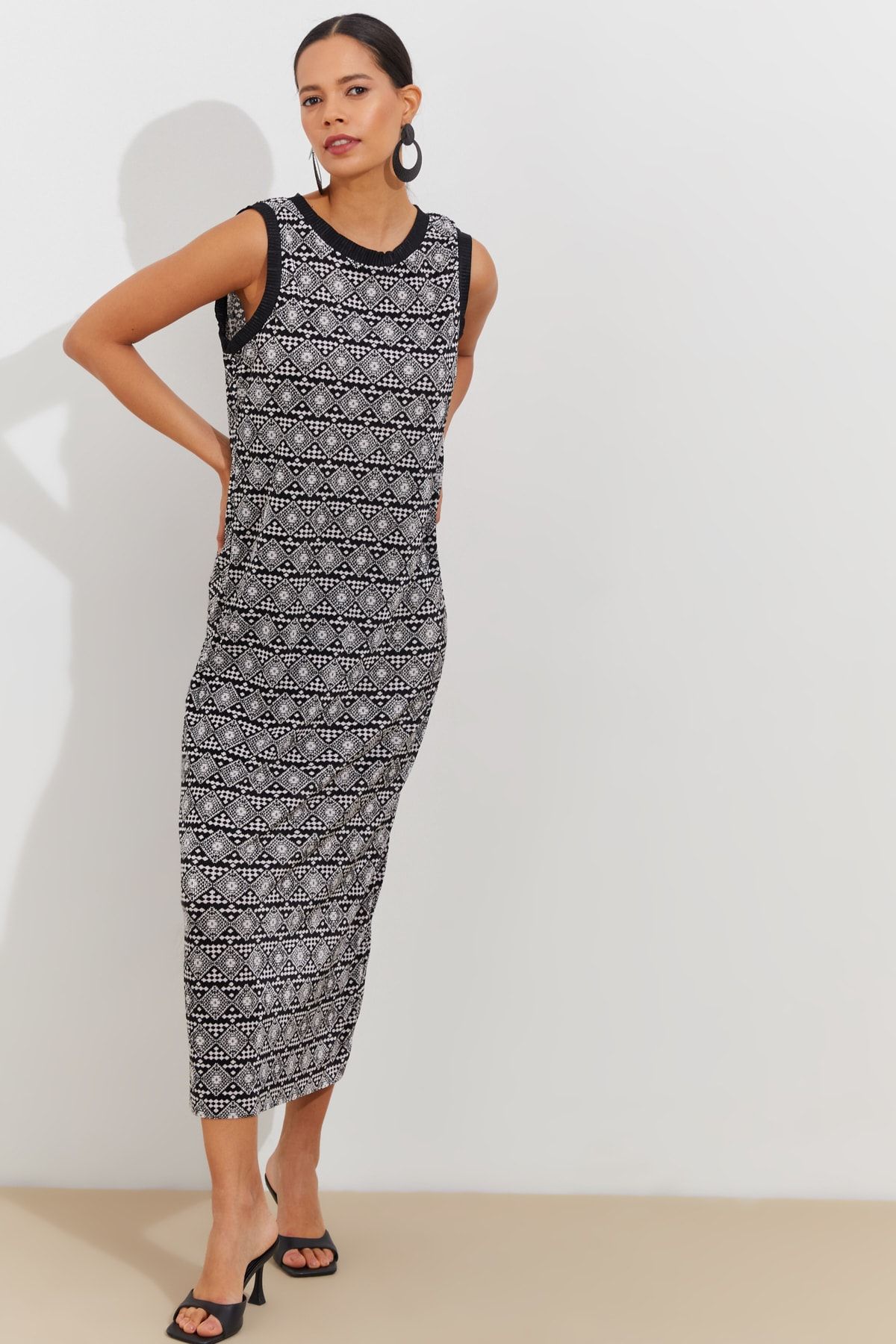 Cool & Sexy Kleid Mehrfarbig A-Linie