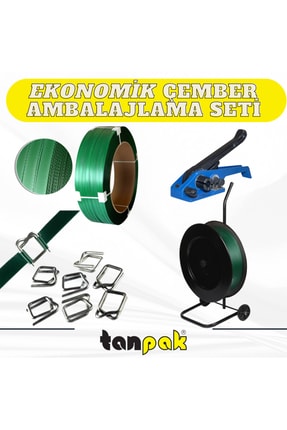 Tanpak Ambalaj Ekonomik 16x0,7 Mm Polyester (PET) Çember Ambalajlama Seti