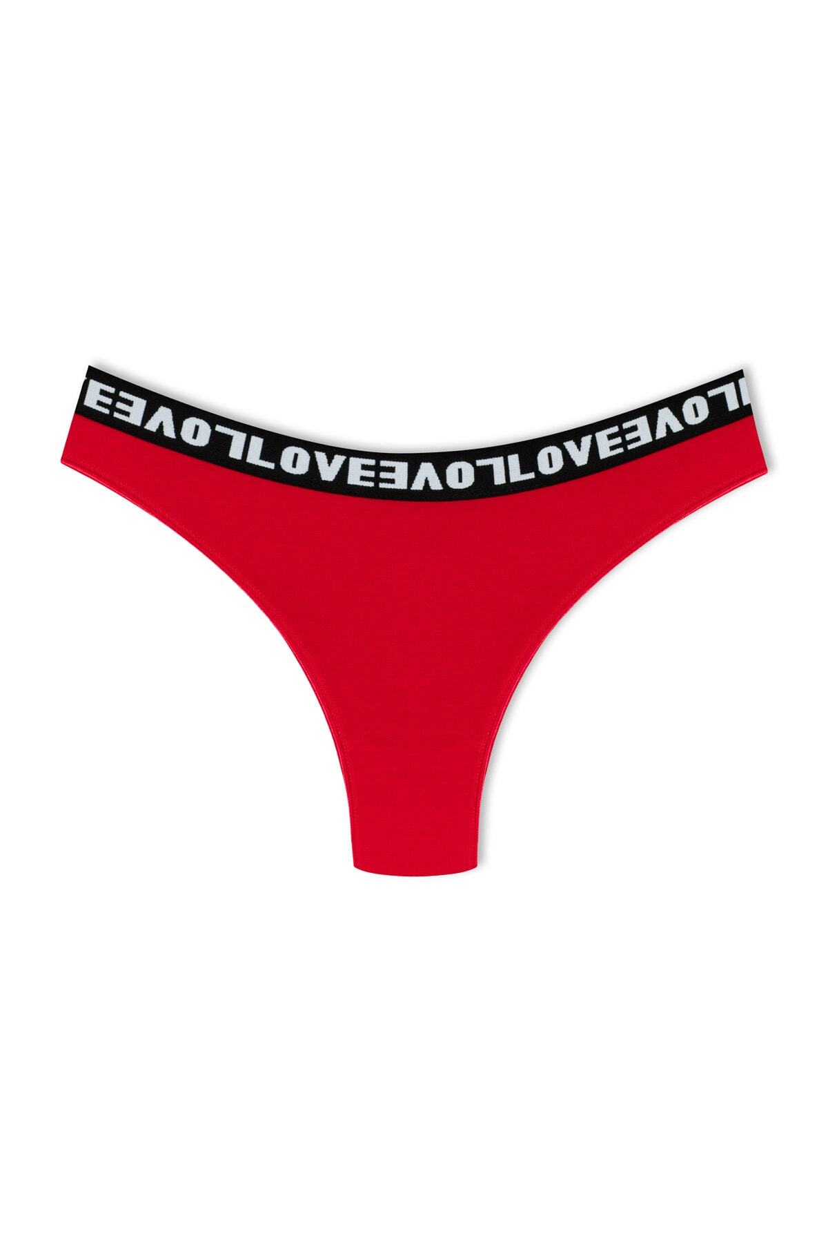 HNX-Γυναικεία εσώρουχα 3 Pack Love Elastic Brazilian 2